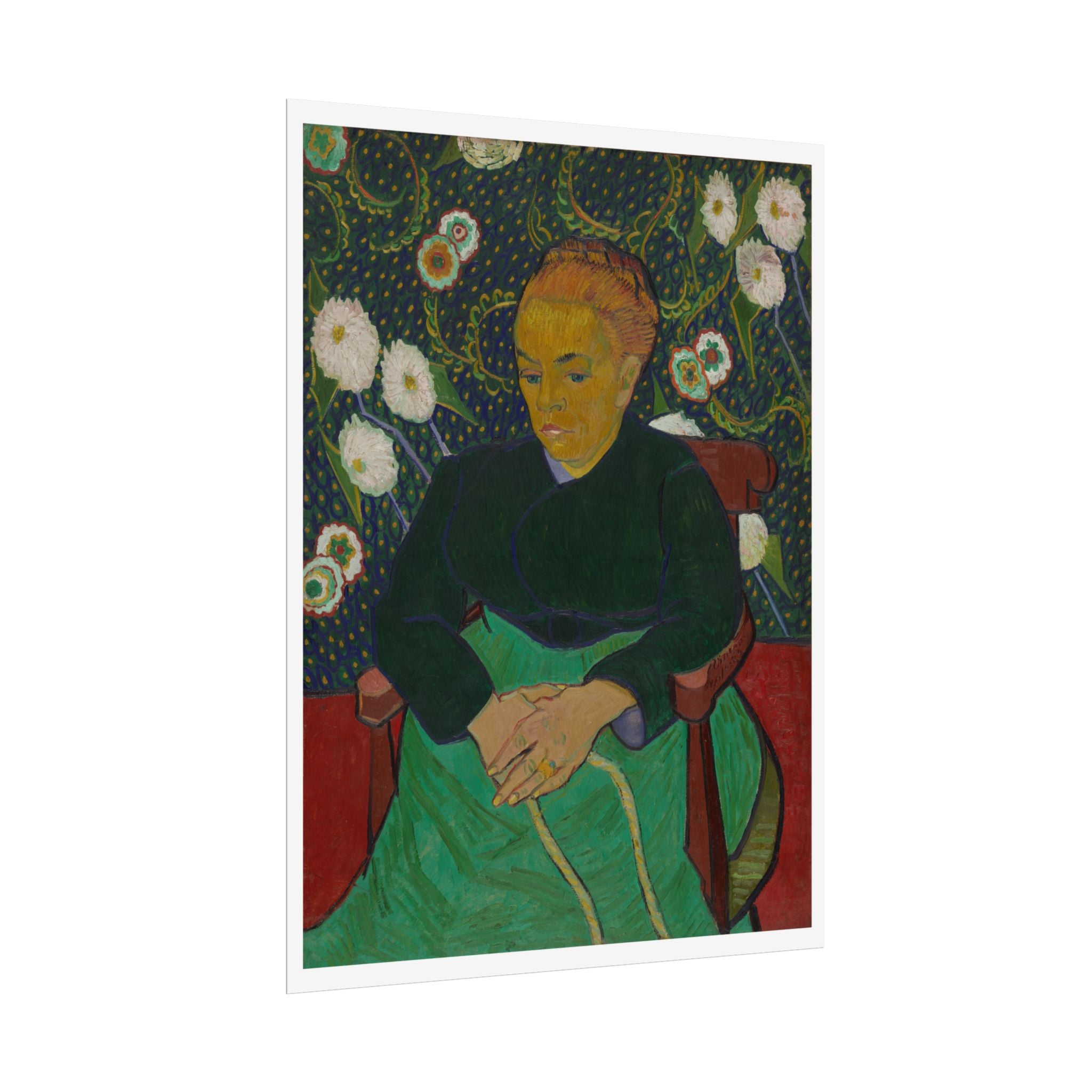 Madame Roulin Rocking the Cradle (La berceuse) by Vincent Van Gogh Wall Art Print
