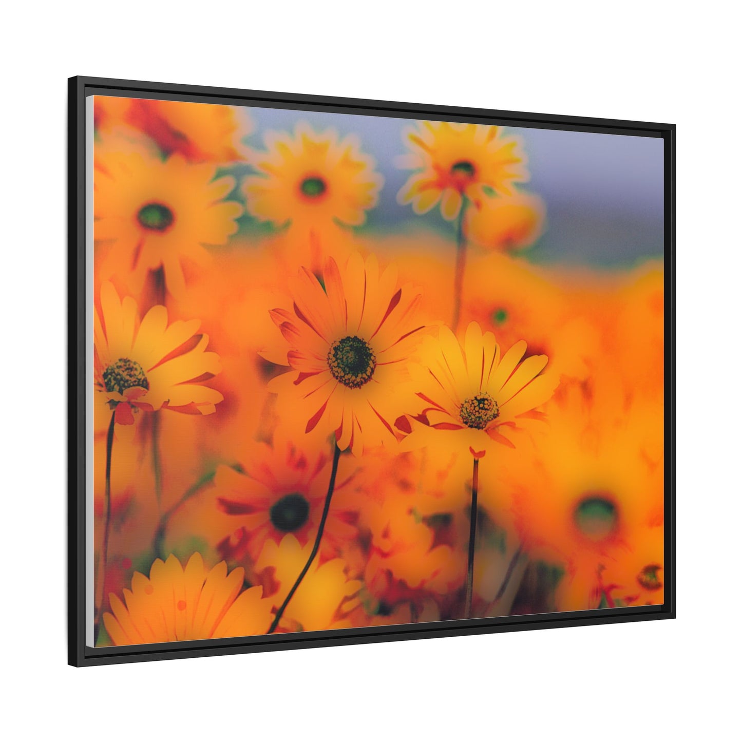 Bee Garden by Norman Barrett Framed Matte Canvas Wall Art Print