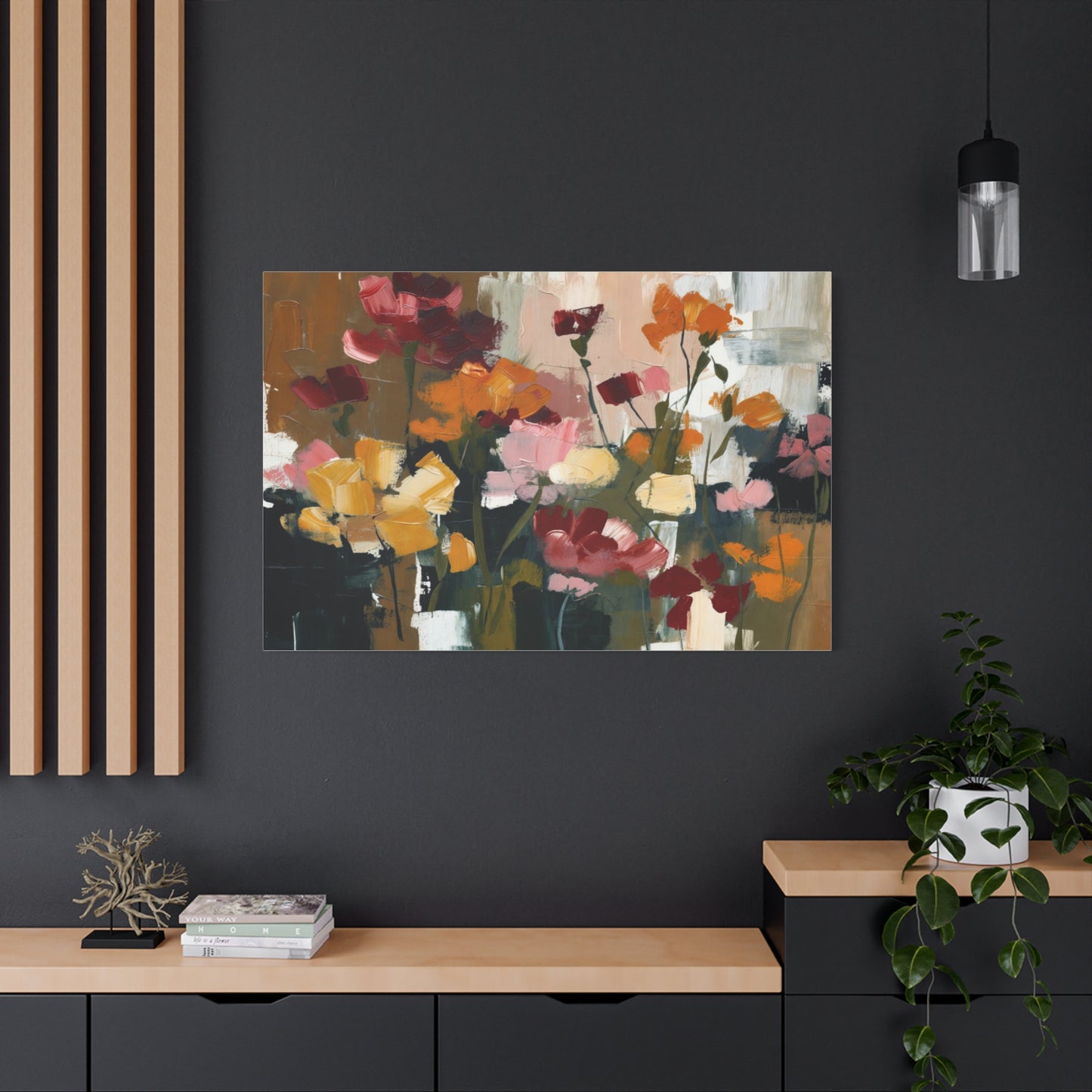 Flowers Matte Canvas, Stretched, 1.25"