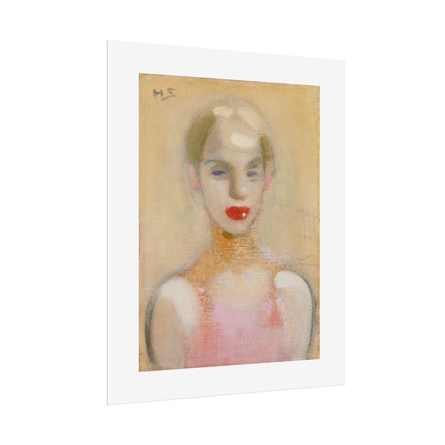 Circus Girl by Helene Schjerfbeck Wall Art Print