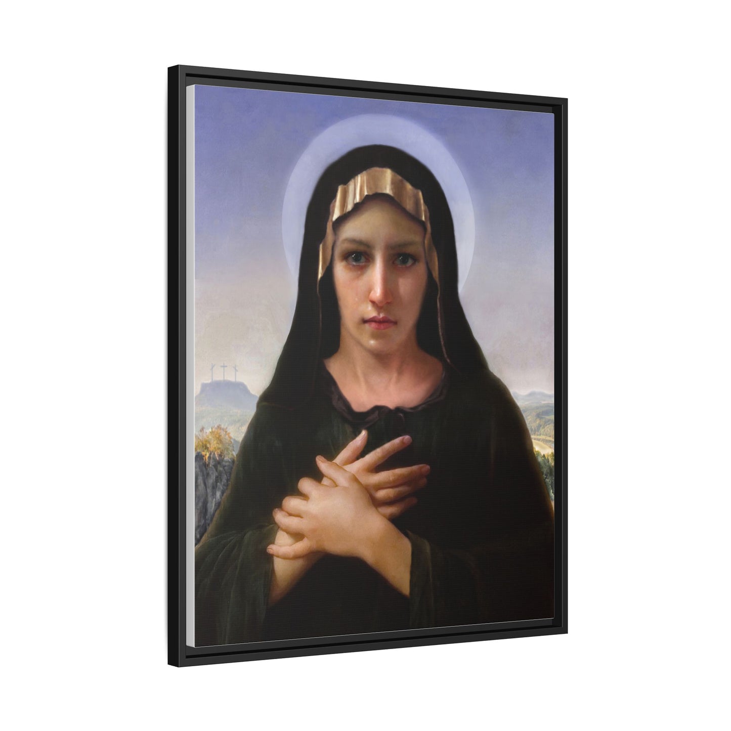 Virgo Solitudinis by William Adolphe Bouguereau Framed Matte Canvas Print
