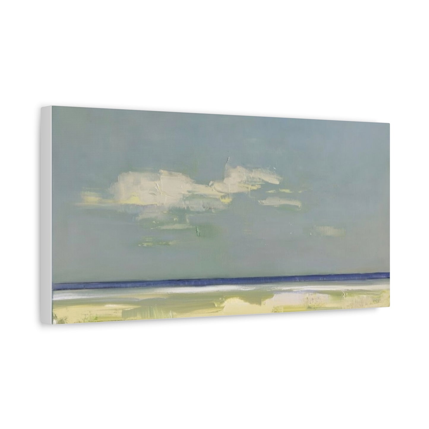 Coastal Breeze Abstract Canvas - Matte Stretched Wall Art