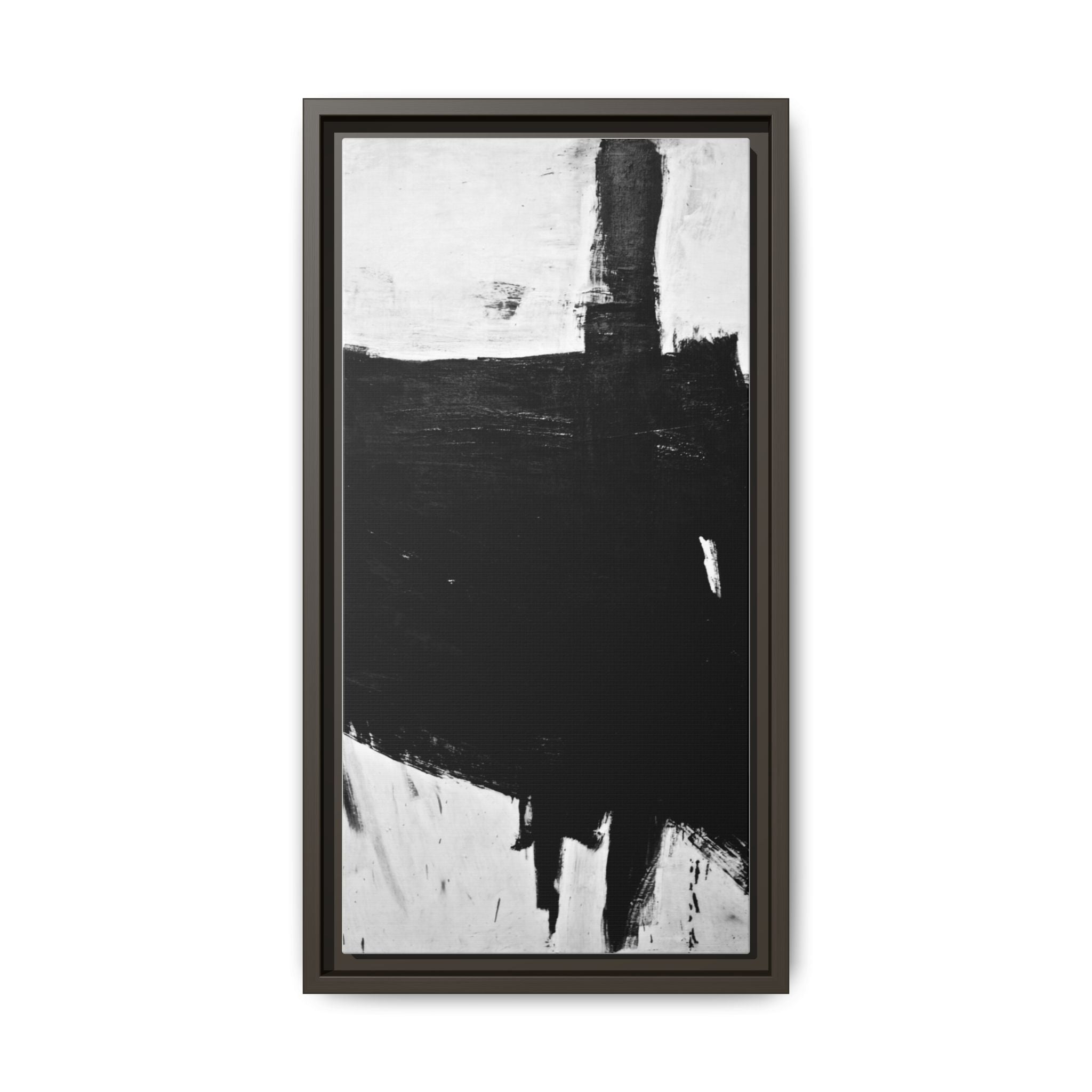 Sabra by Franz Kline Abstract Matte Canvas Framed Wall Art Print