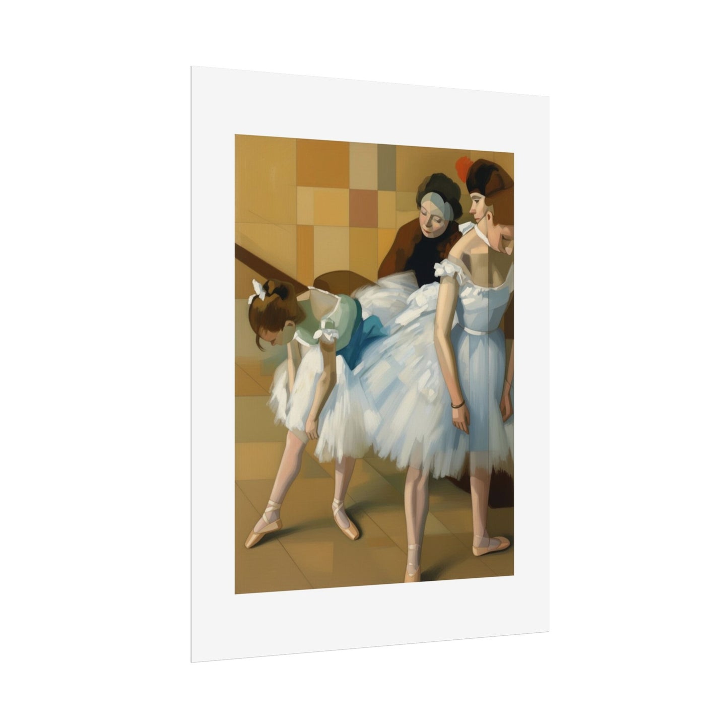 Ballet Dancers Rolled Poster — Classic Impressionist Ballerina Wall Art