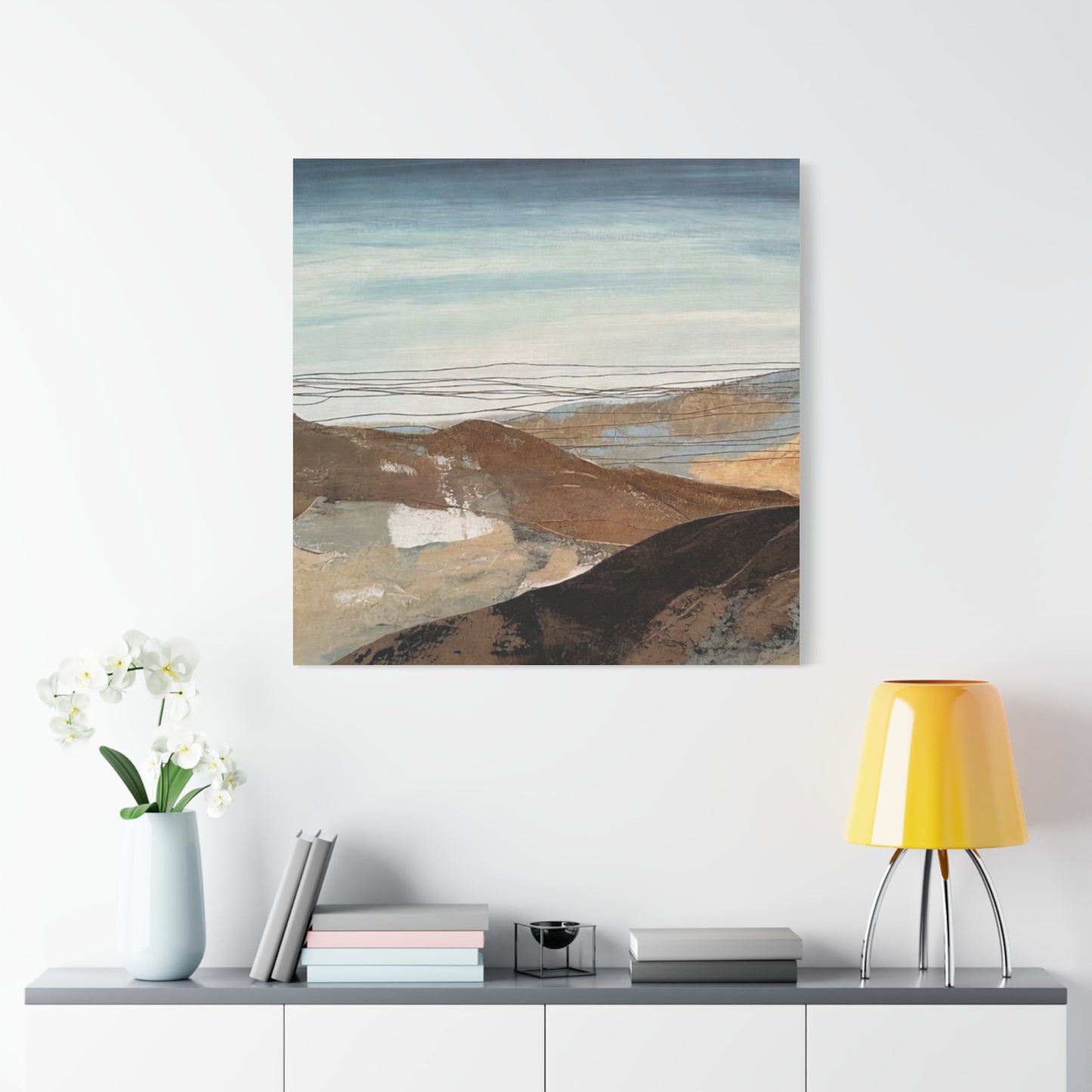 Abstract Landscape Matte Canvas Wall Art — Stretched 1.25"