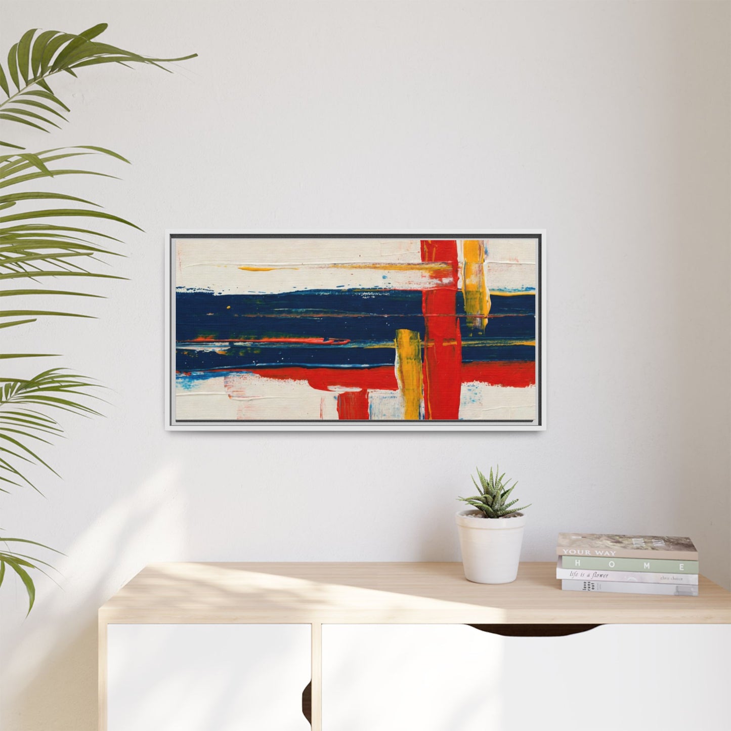 Matte Canvas, Framed (Multi-color)