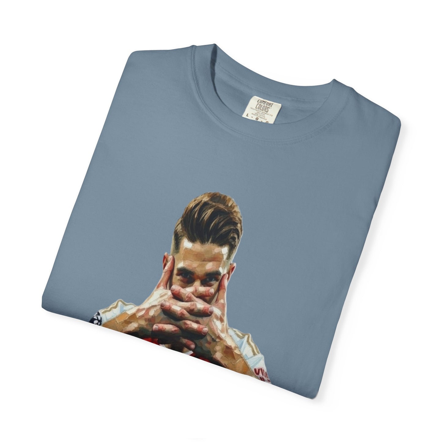 Soccer Celebration T-Shirt — Emirates 'Fly Better' Jersey Design