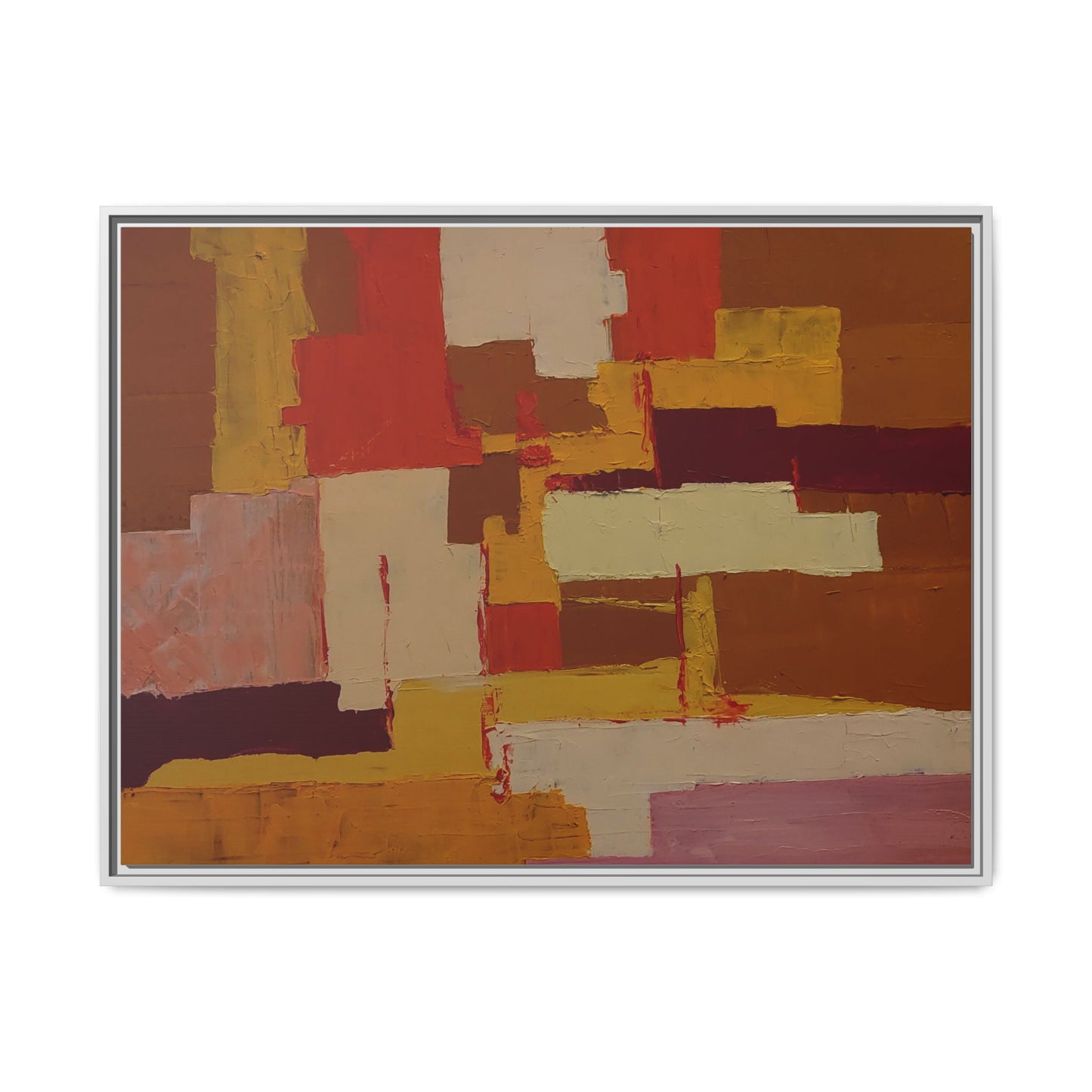Tableau Confusion by Nicolae Calancea Framed Canvas Wall Art Print