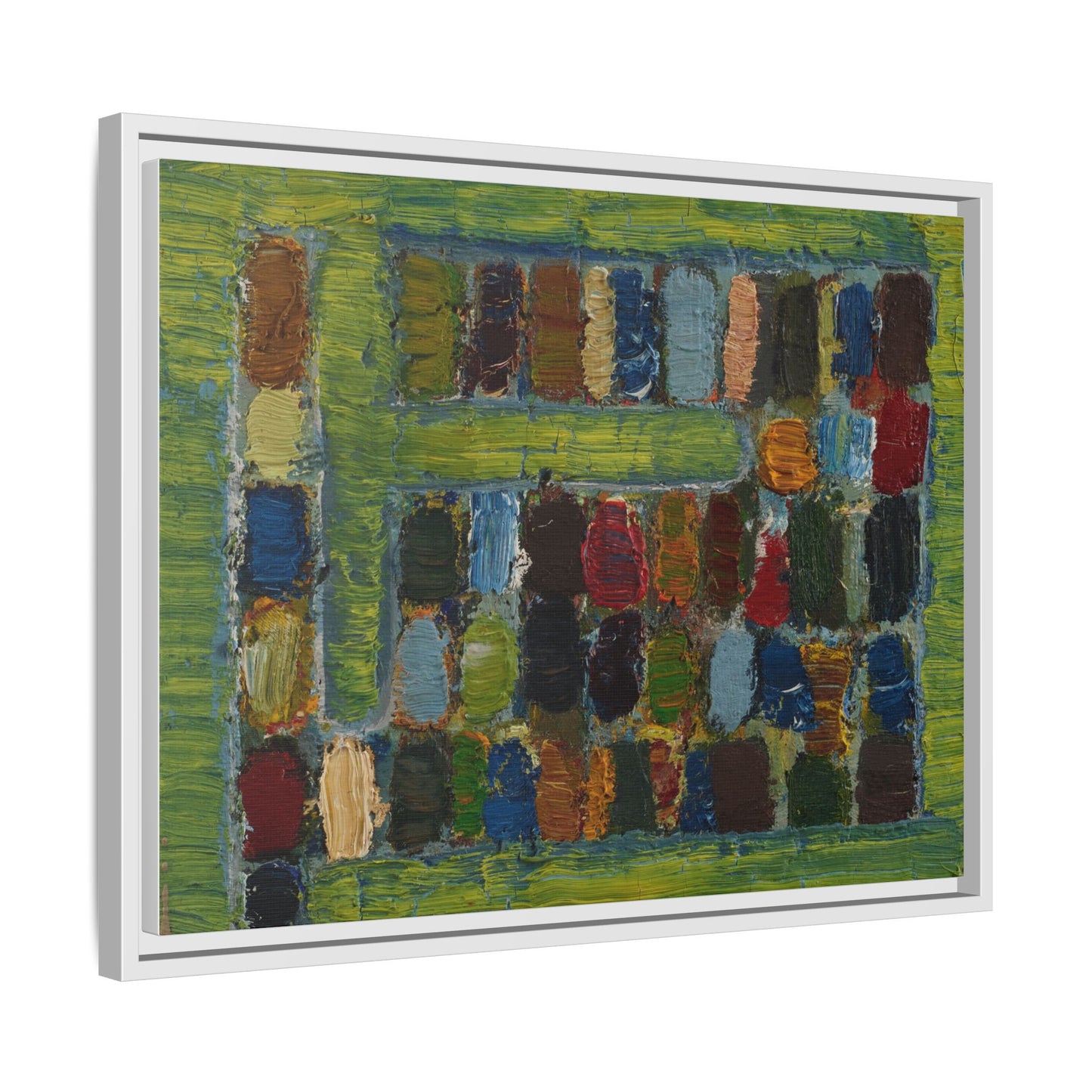 JMC-1970-3 by Jean-Michel Coulon Matte Canvas Framed Wall Art Print