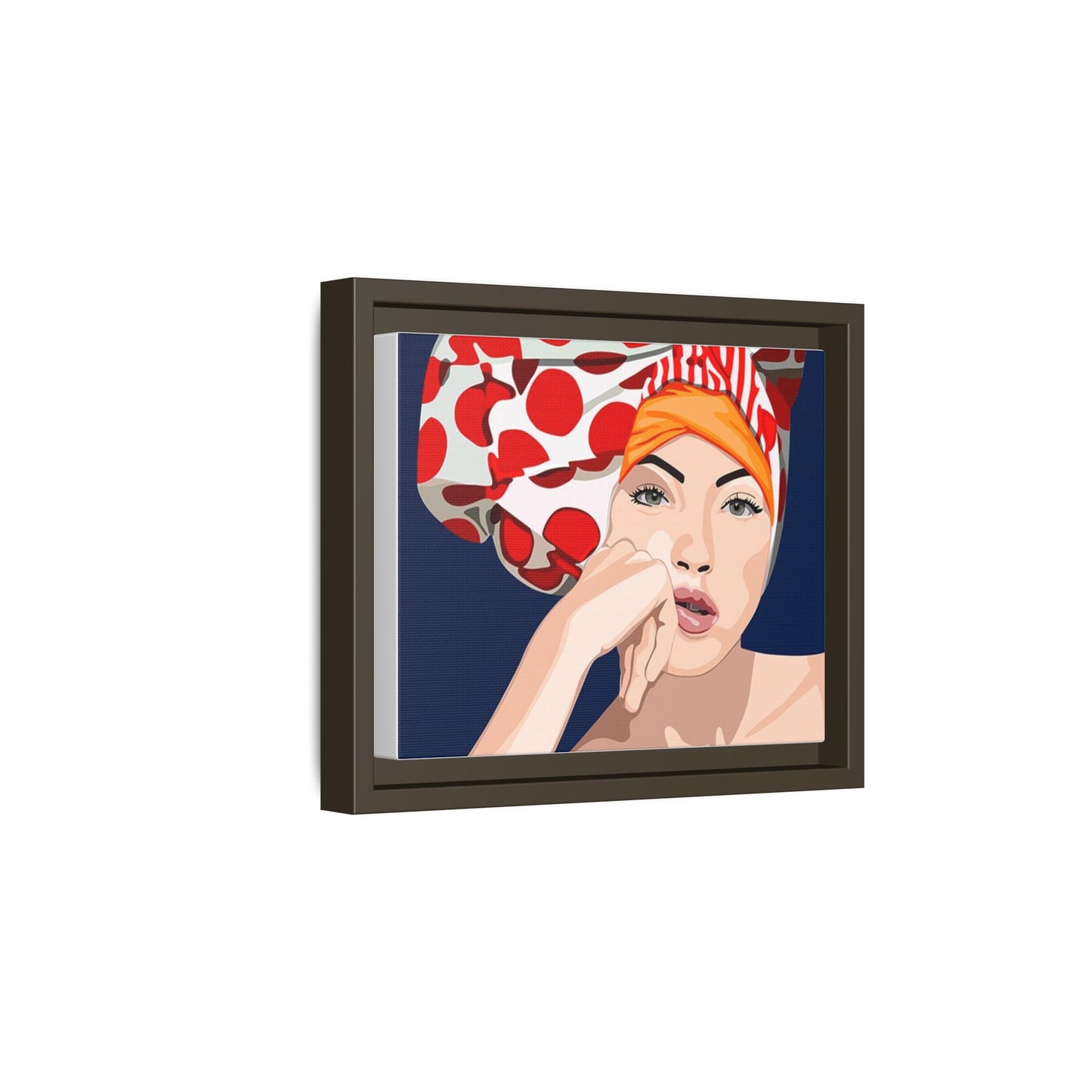 Vivid 20 by Orit Fuchs Pop Art Matte Canvas Framed Wall Art Print