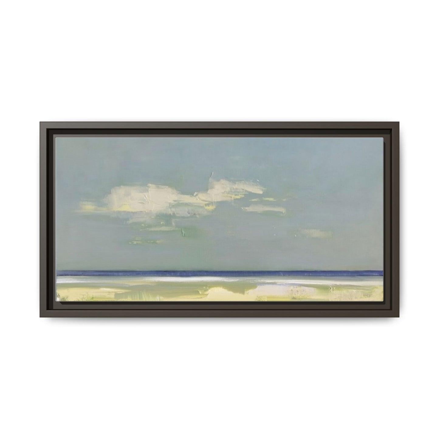 Coastal Calm Matte Canvas Framed Wall Art