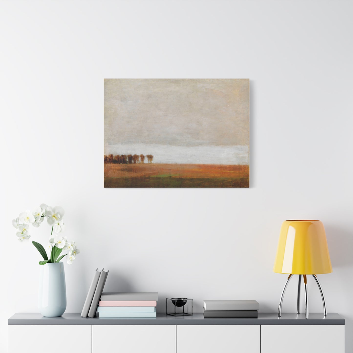 View of Jaegersborg Allé, North of Copenhagen by Vilhelm Hammershøi Canvas Wall Art Print