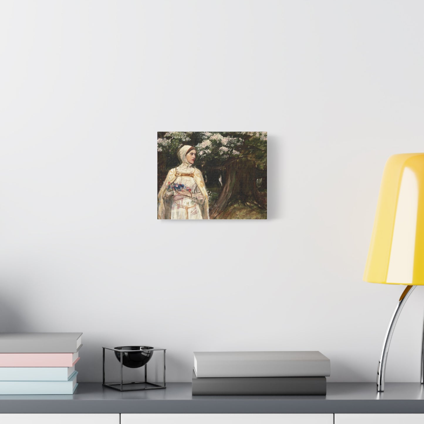 Matilda (formerly called Beatrice) by John William Waterhouse Matte Canvas Wall Art Print