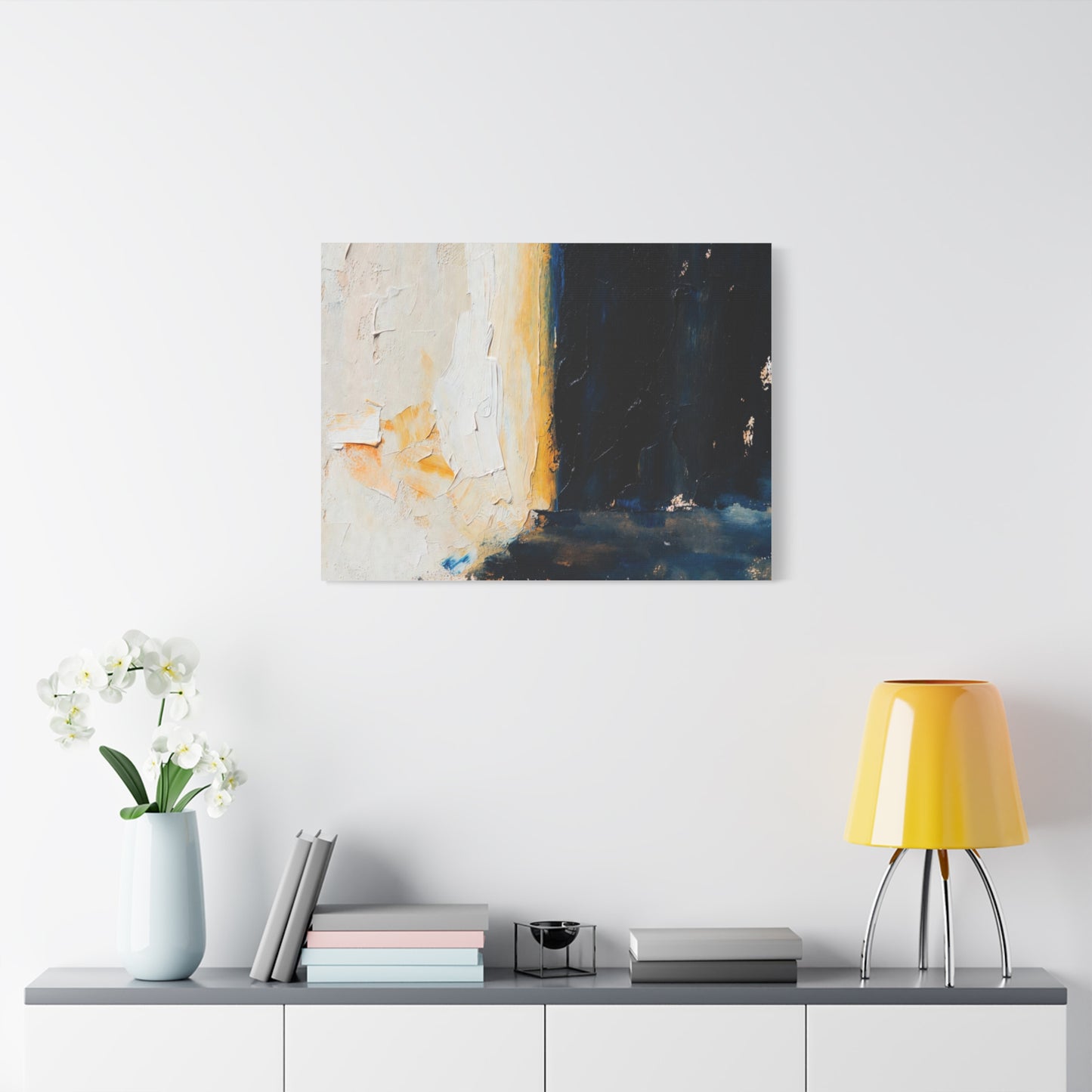 Abstract Coastal Light Matte Canvas Print — Stretched 1.25"