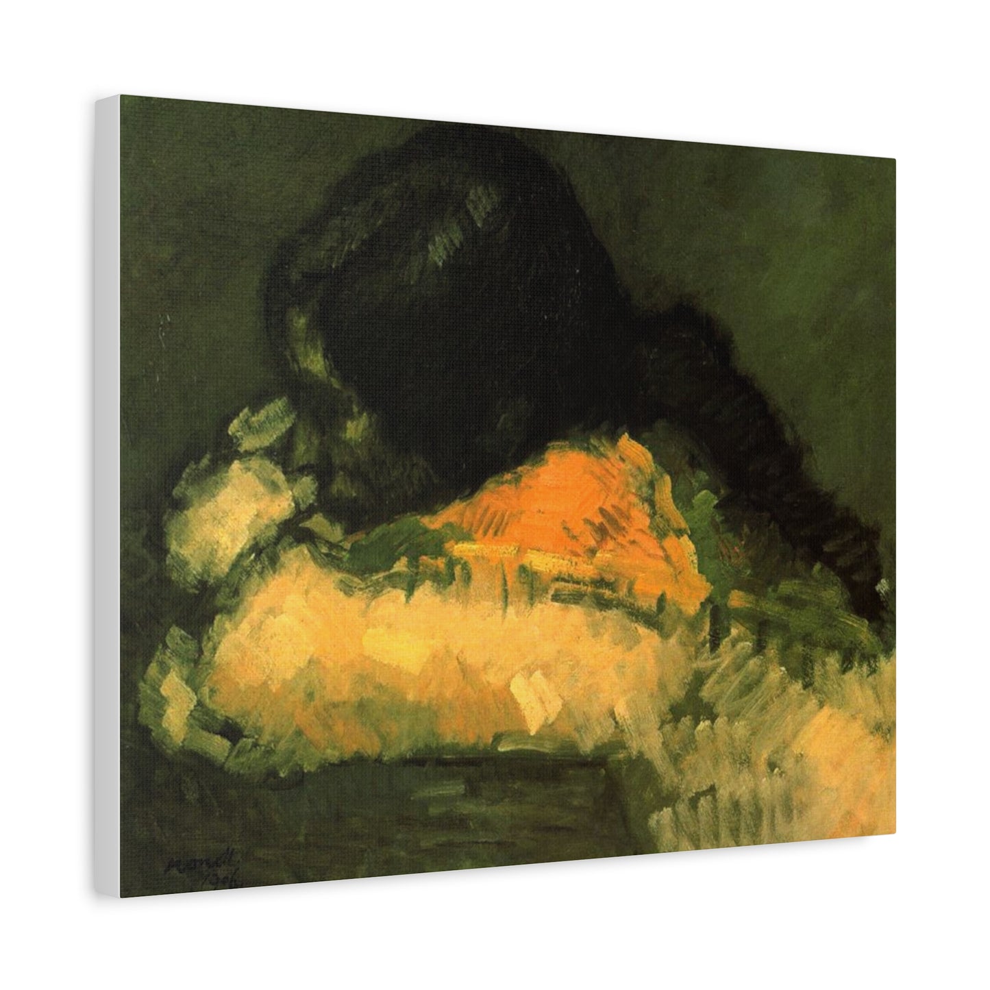 La Chata by Isidre Nonell Matte Canvas Wall Art Print