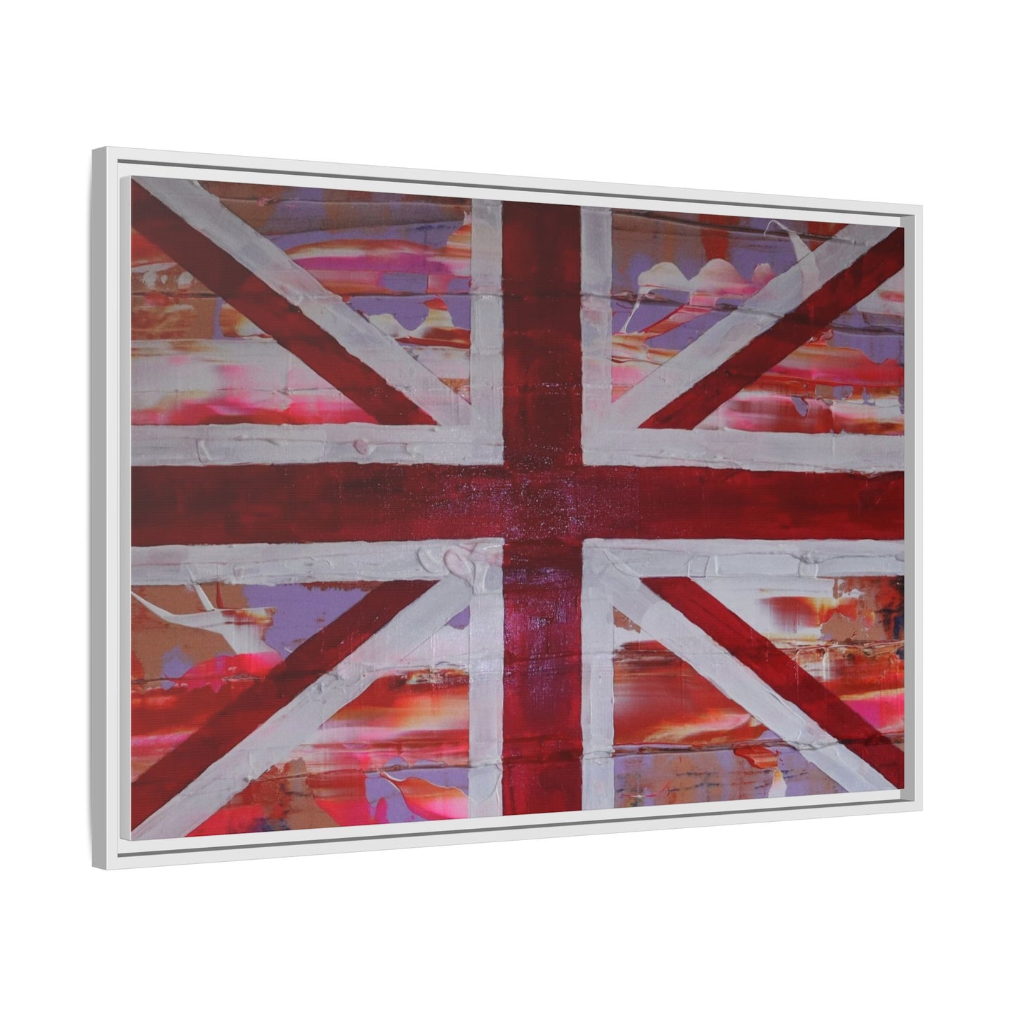 Union Jack is back! by Norman Barrett Framed Matte Canvas Print Wall Art