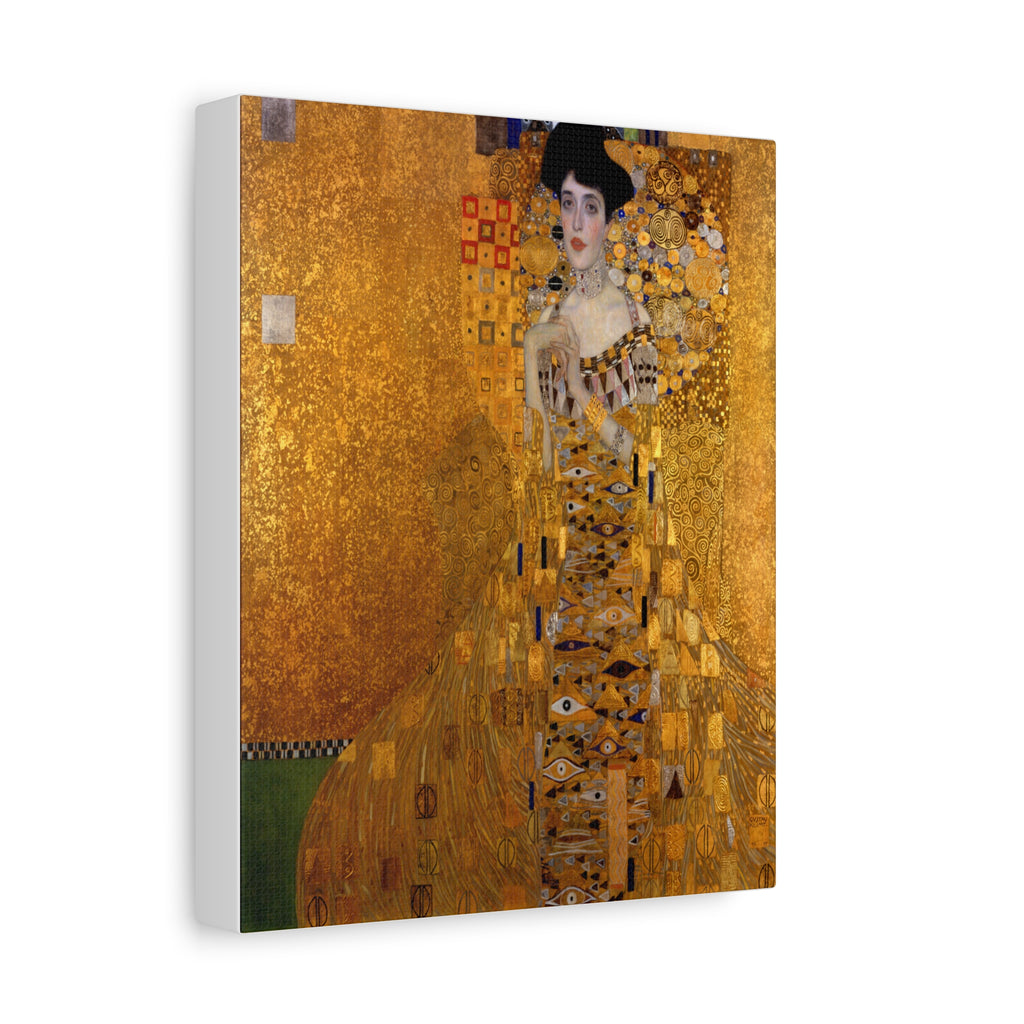 Adele Bloch-Bauer by Gustav Klimt Matte Canvas Wall Art Print