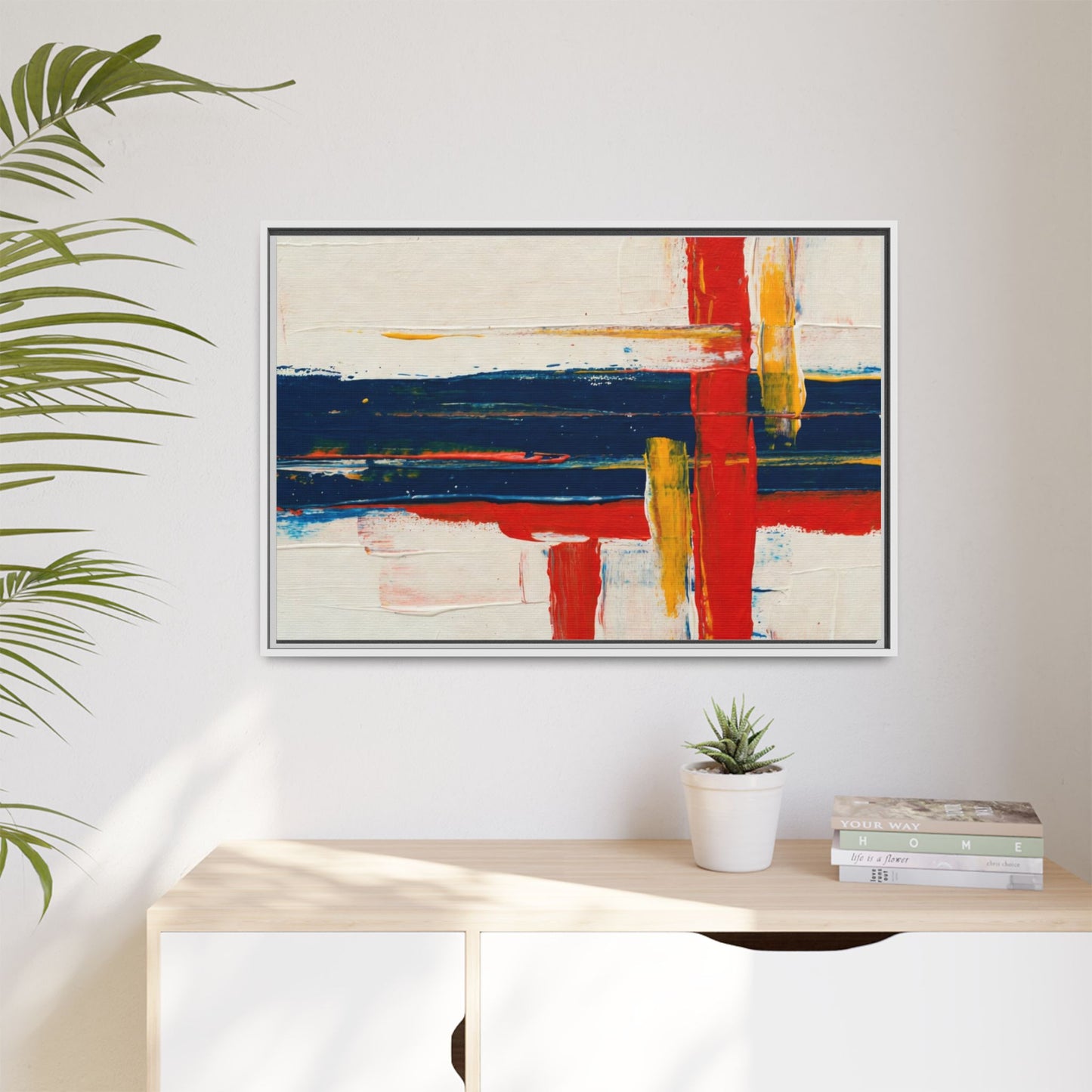 Matte Canvas, Framed (Multi-color)