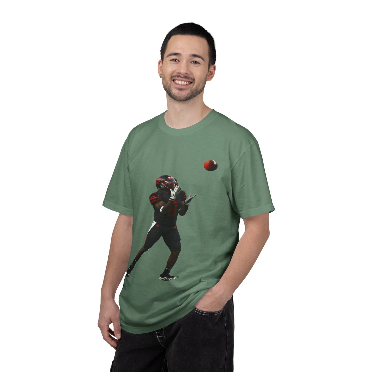 Football Player Catch T-Shirt