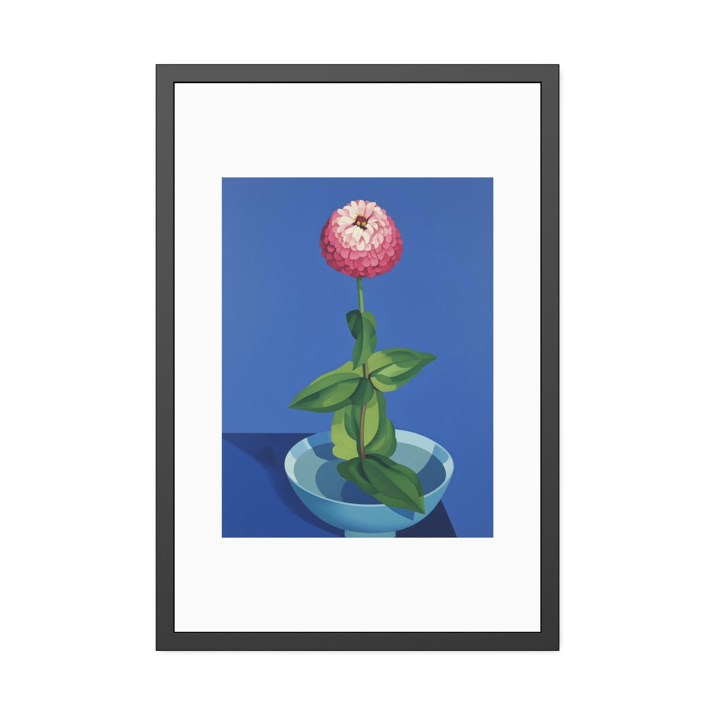 Framed Poster — Pink Bloom Still Life Wall Art