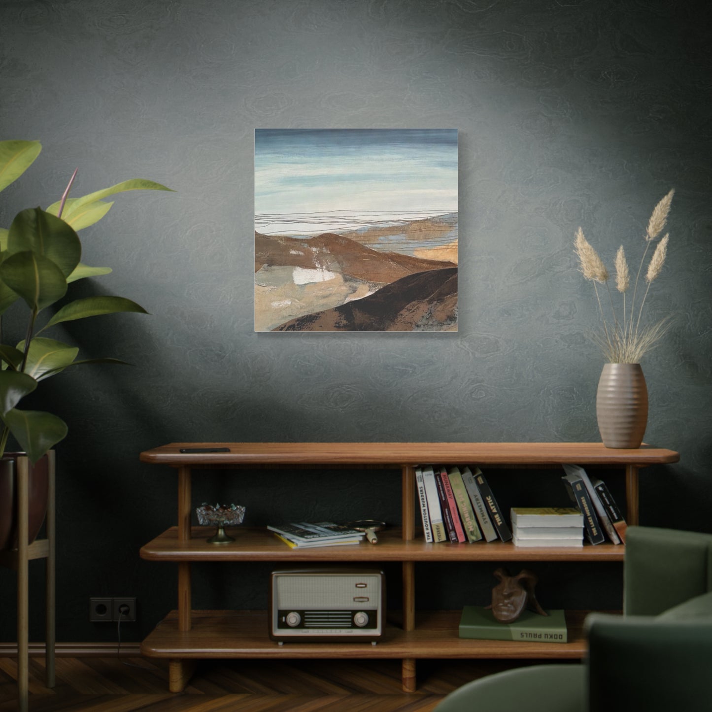 Abstract Landscape Matte Canvas Wall Art — Stretched 1.25"