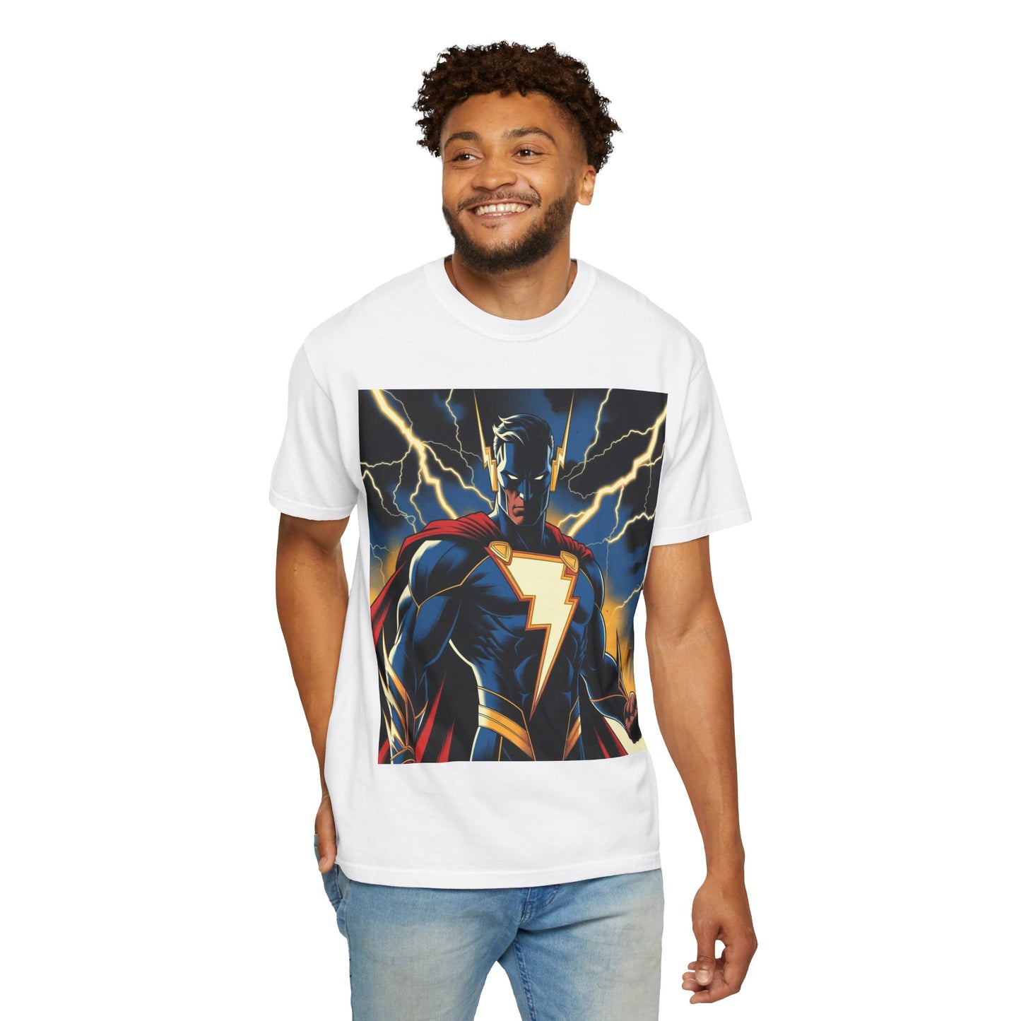 Unisex Superhero Garment-Dyed T-shirt