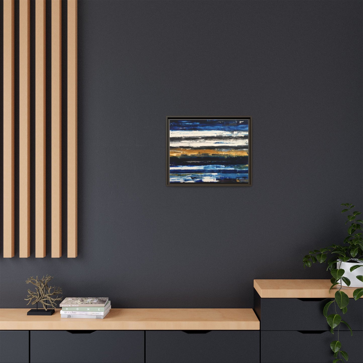 Tiny Buddha by Todd Williamson Framed Matte Canvas Abstract  Wall Art