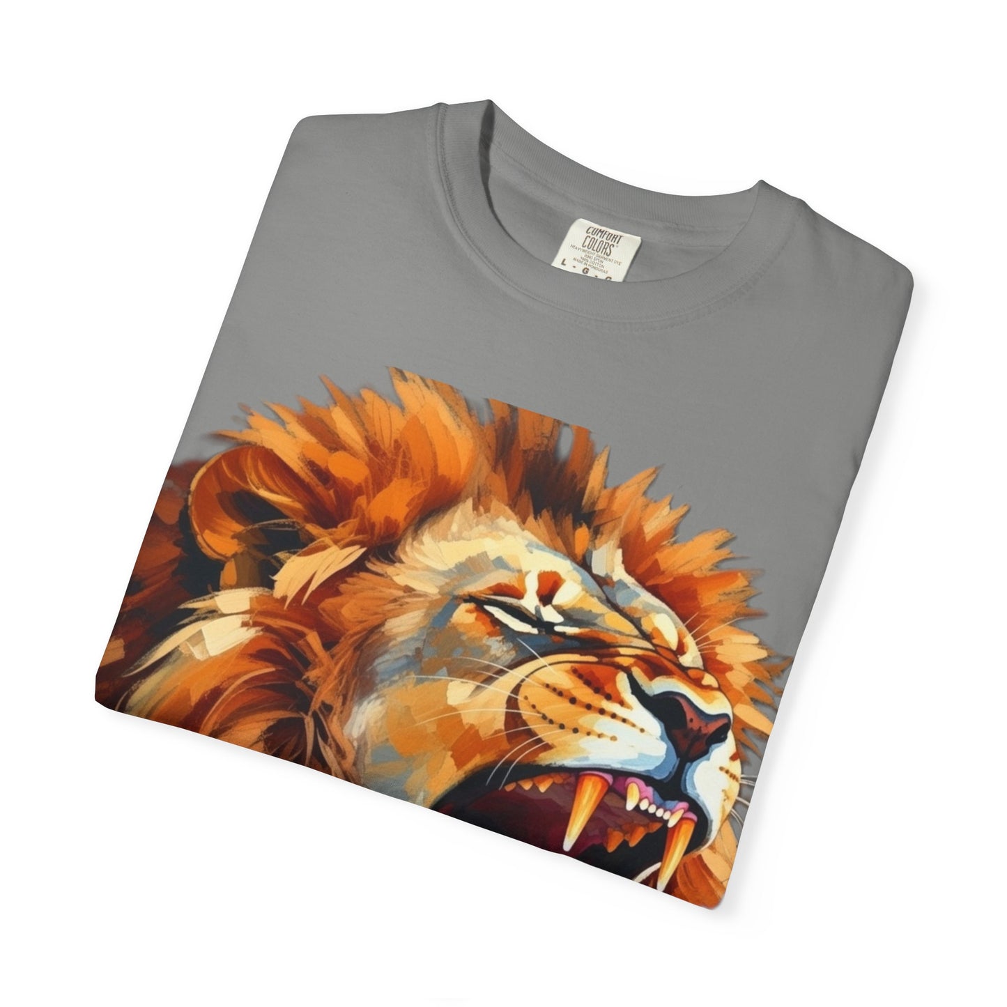 Roaring Lion T-Shirt Bold Wildlife Graphic Tee