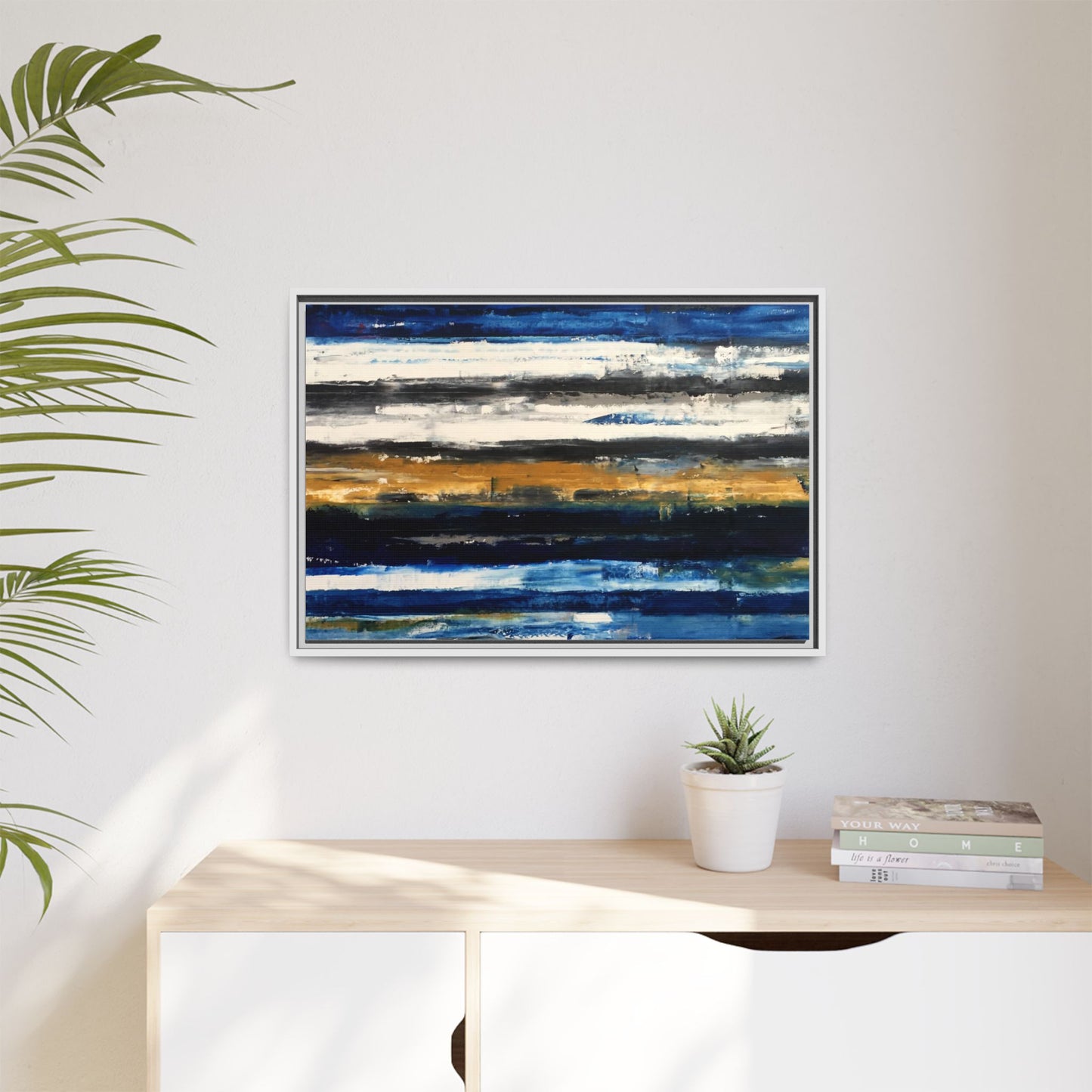 Tiny Buddha by Todd Williamson Framed Matte Canvas Abstract  Wall Art
