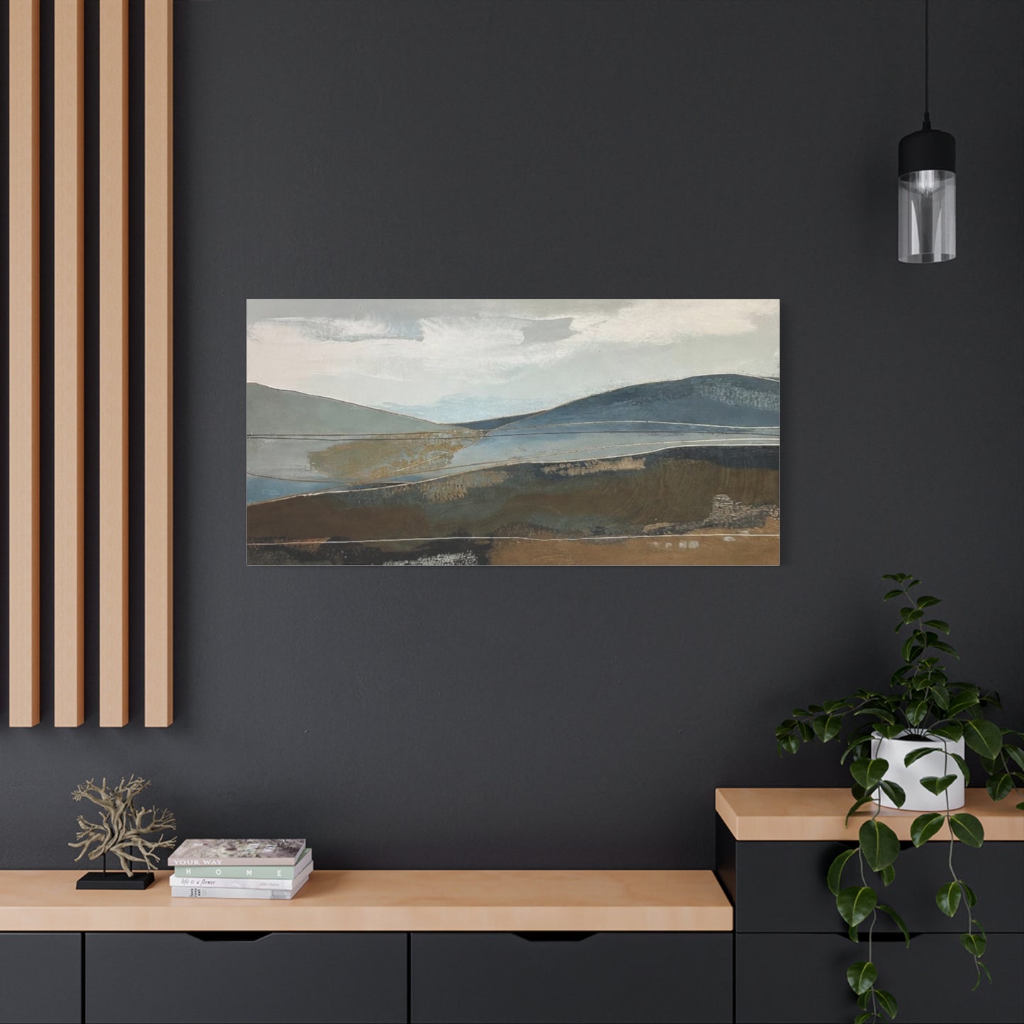 Landscape print Matte Canvas, Stretched, 1.25"