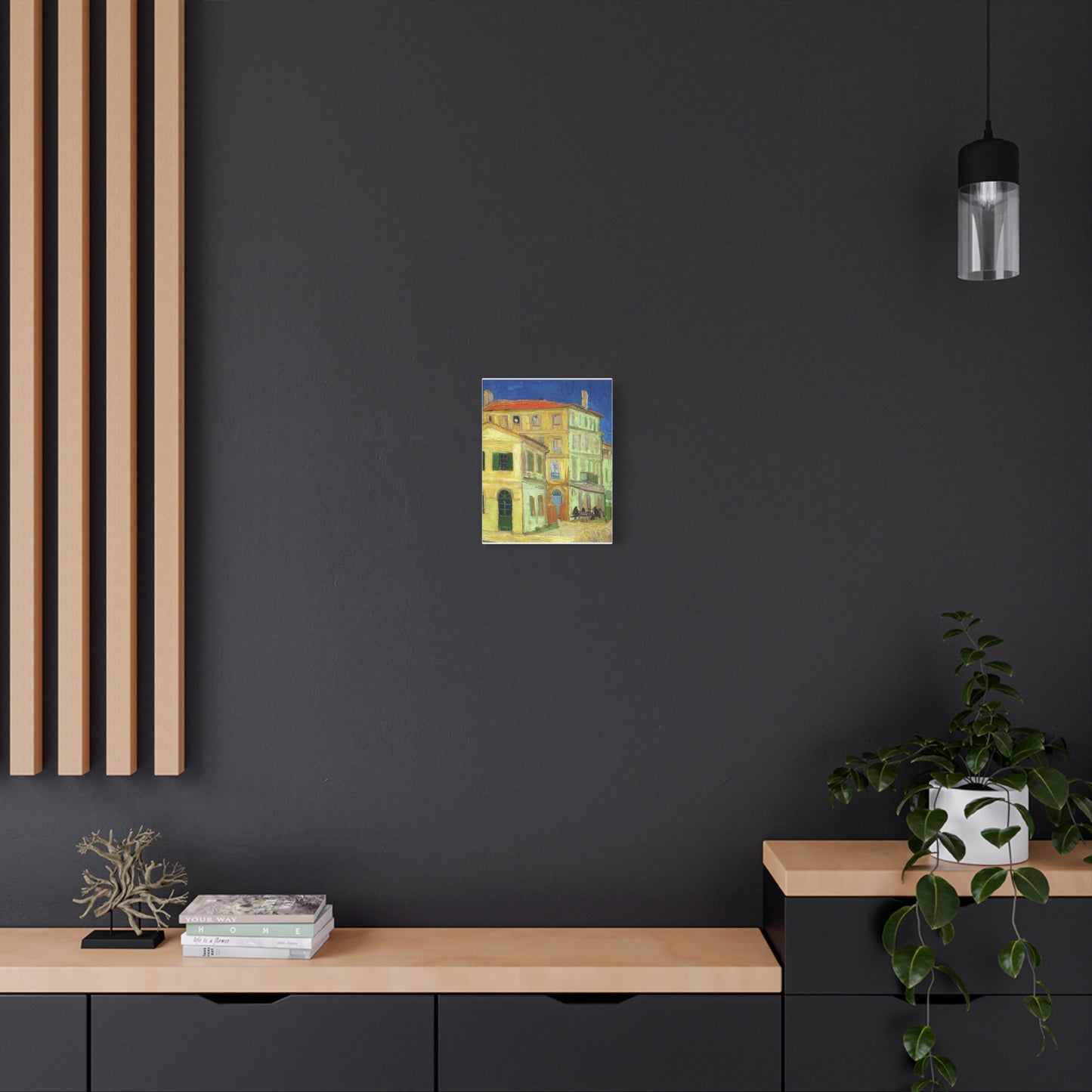 The Yellow House by Vincent van Gogh Matte Canvas Art – Stretched 1.25"