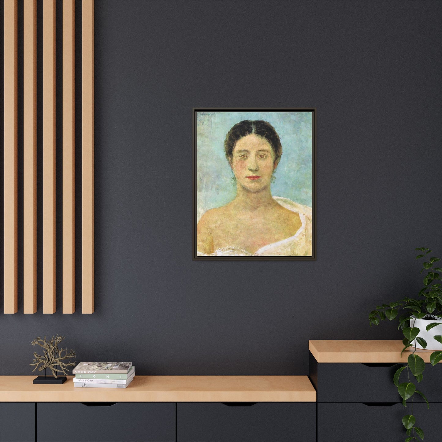 Bianca by Max Klinger Framed Matte Canvas Portrait Print