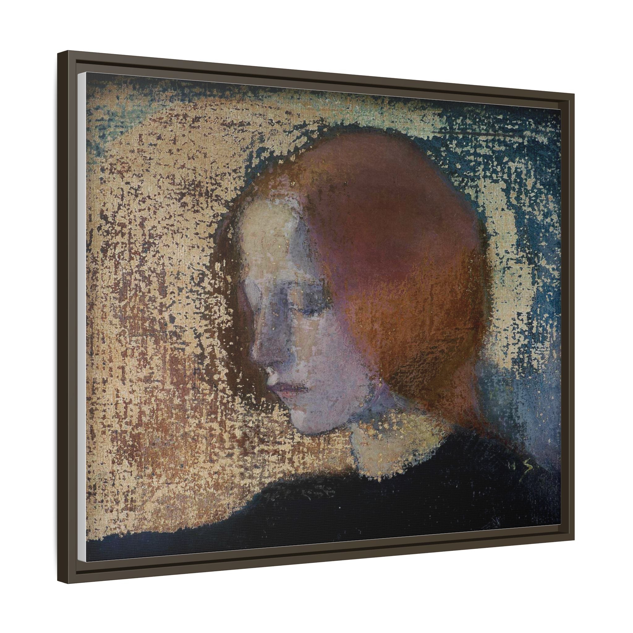 Fragment by Helena Schjerfbeck Framed Matte Canvas Art Print