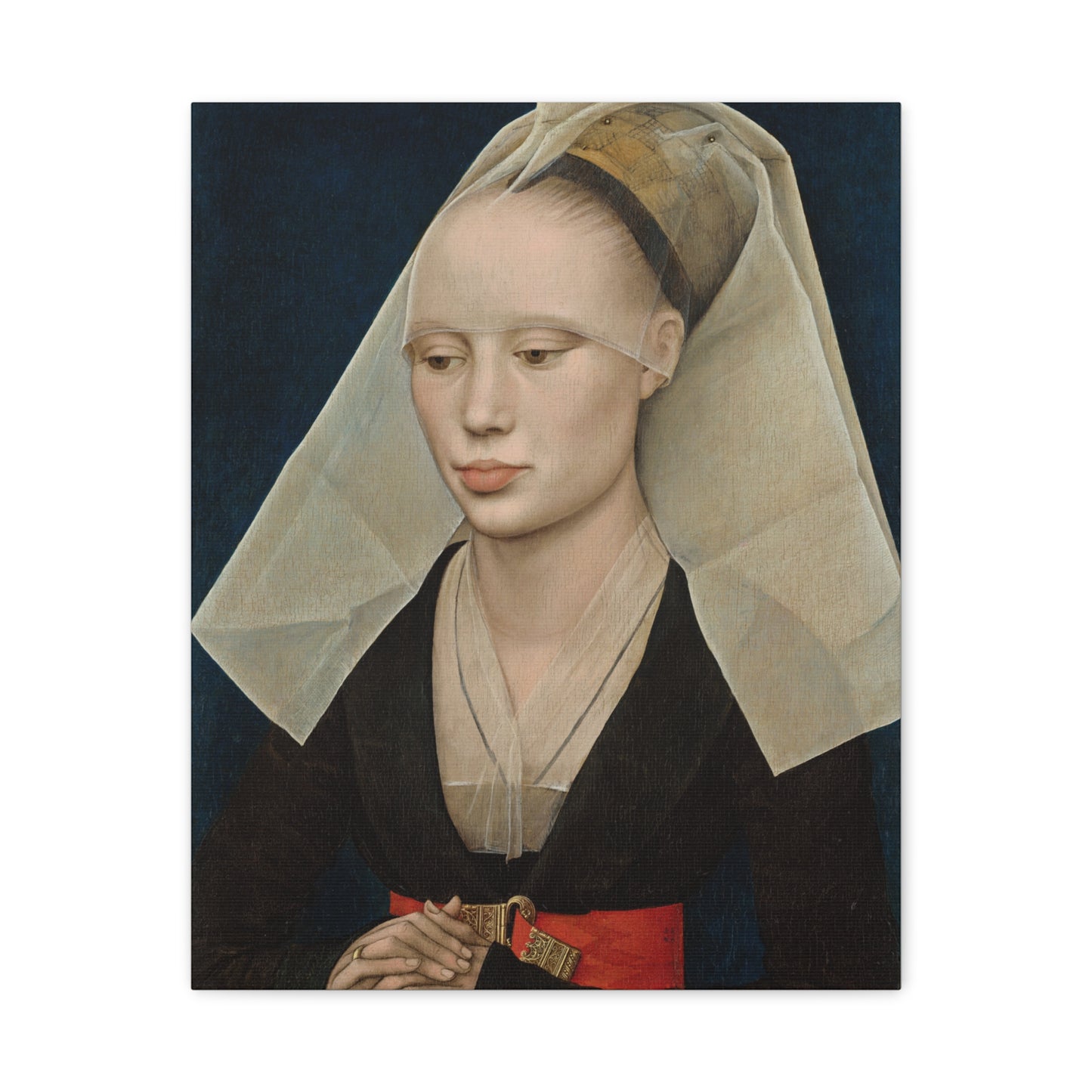 Portrait of a Lady by Rogier van der Weyden Matte Canvas Wall Art