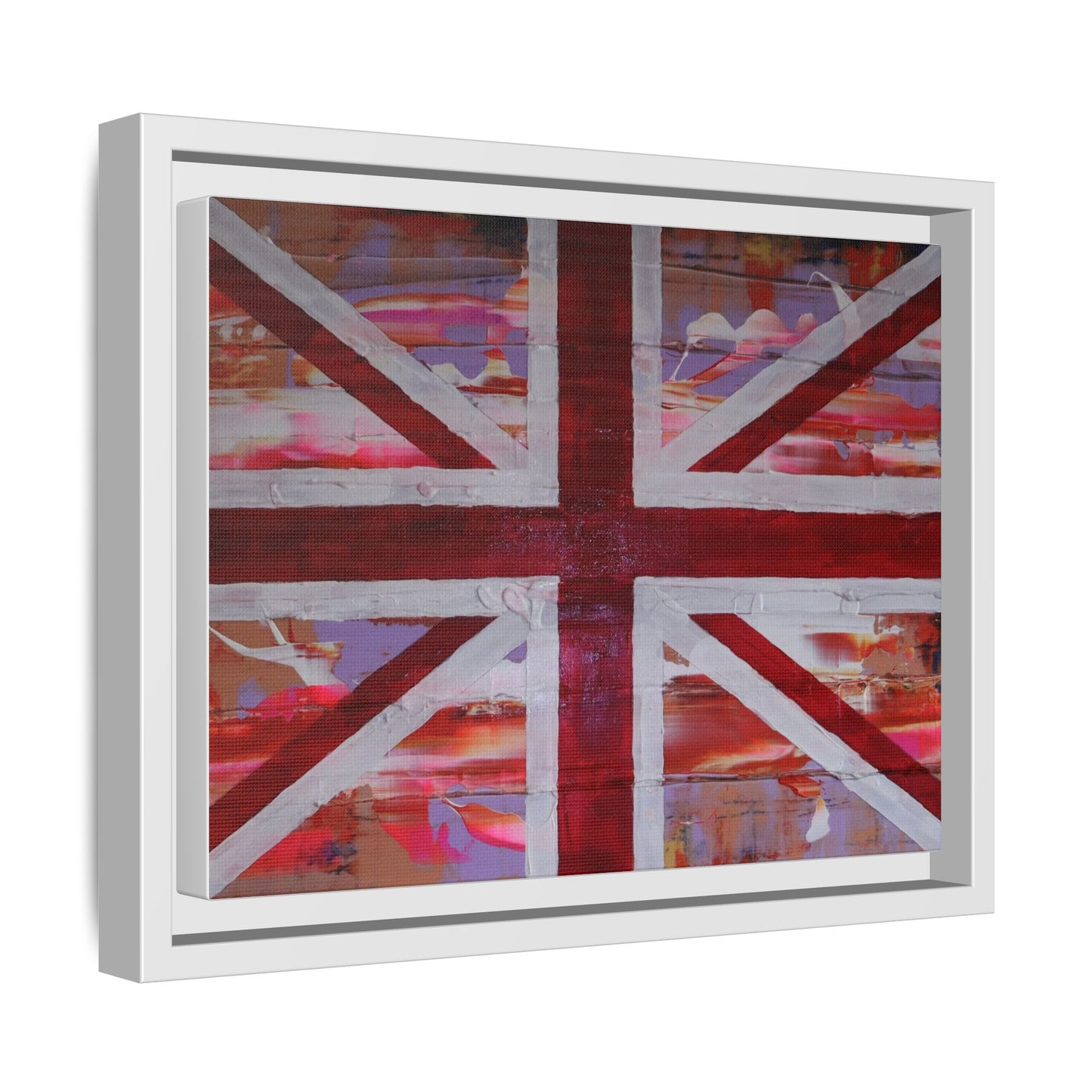 Union Jack is back! by Norman Barrett Framed Matte Canvas Print Wall Art