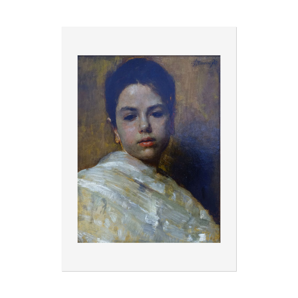 Carminella by Antonio Mancini Wall Art Print