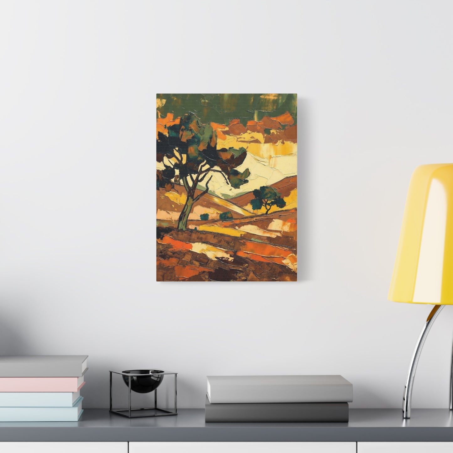 Abstract Autumn Landscape Canvas