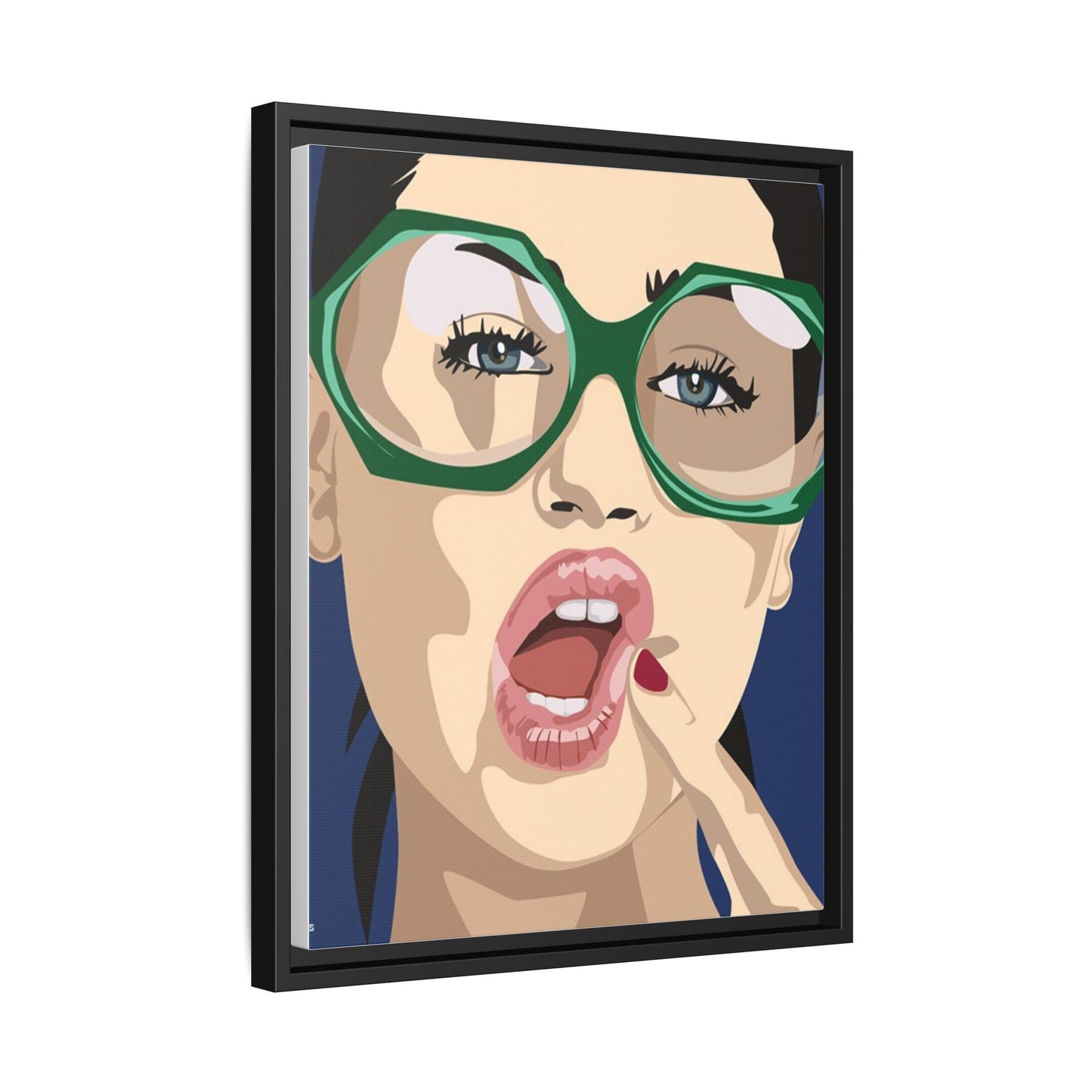 Vivid 2 by Orit Fuchs Matte Canvas Framed Wall Art