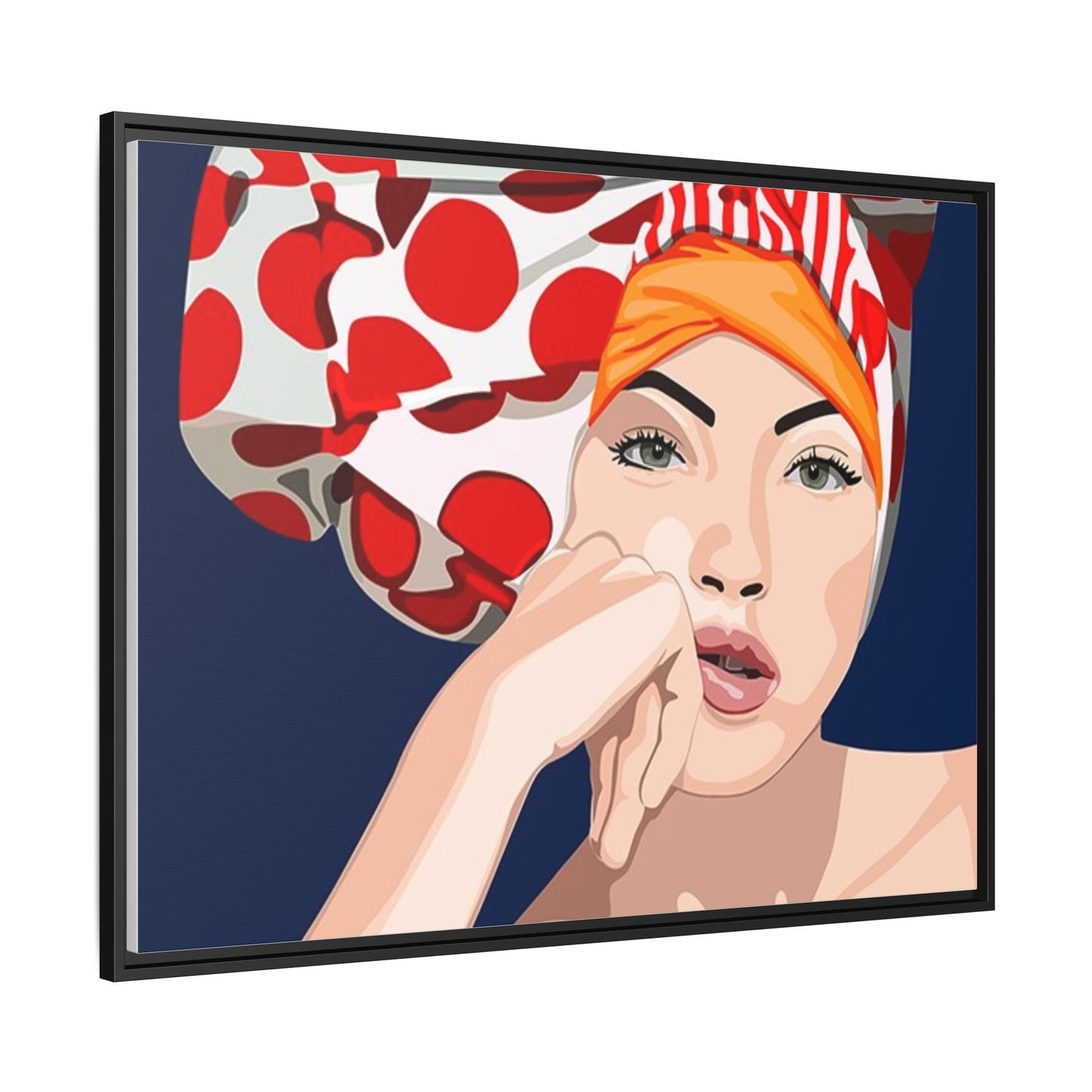 Vivid 20 by Orit Fuchs Pop Art Matte Canvas Framed Wall Art Print