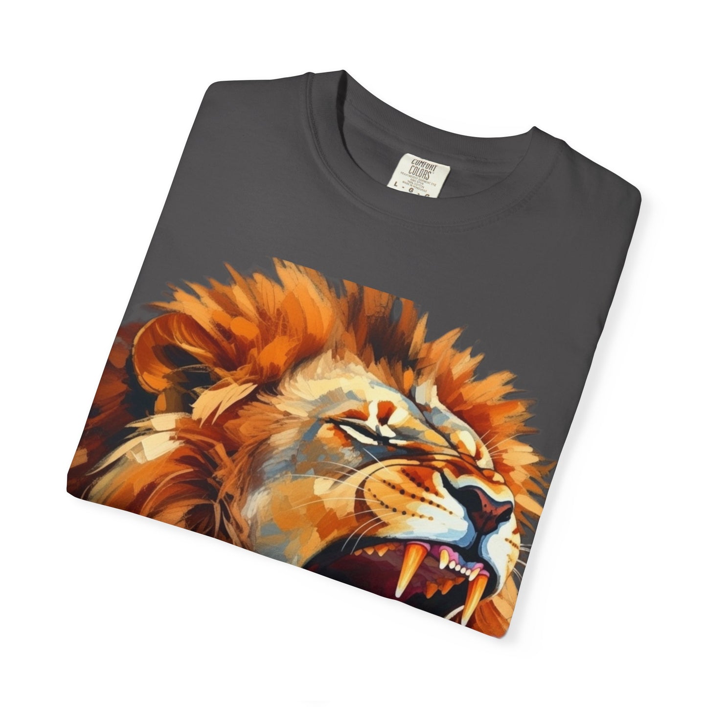Roaring Lion T-Shirt Bold Wildlife Graphic Tee
