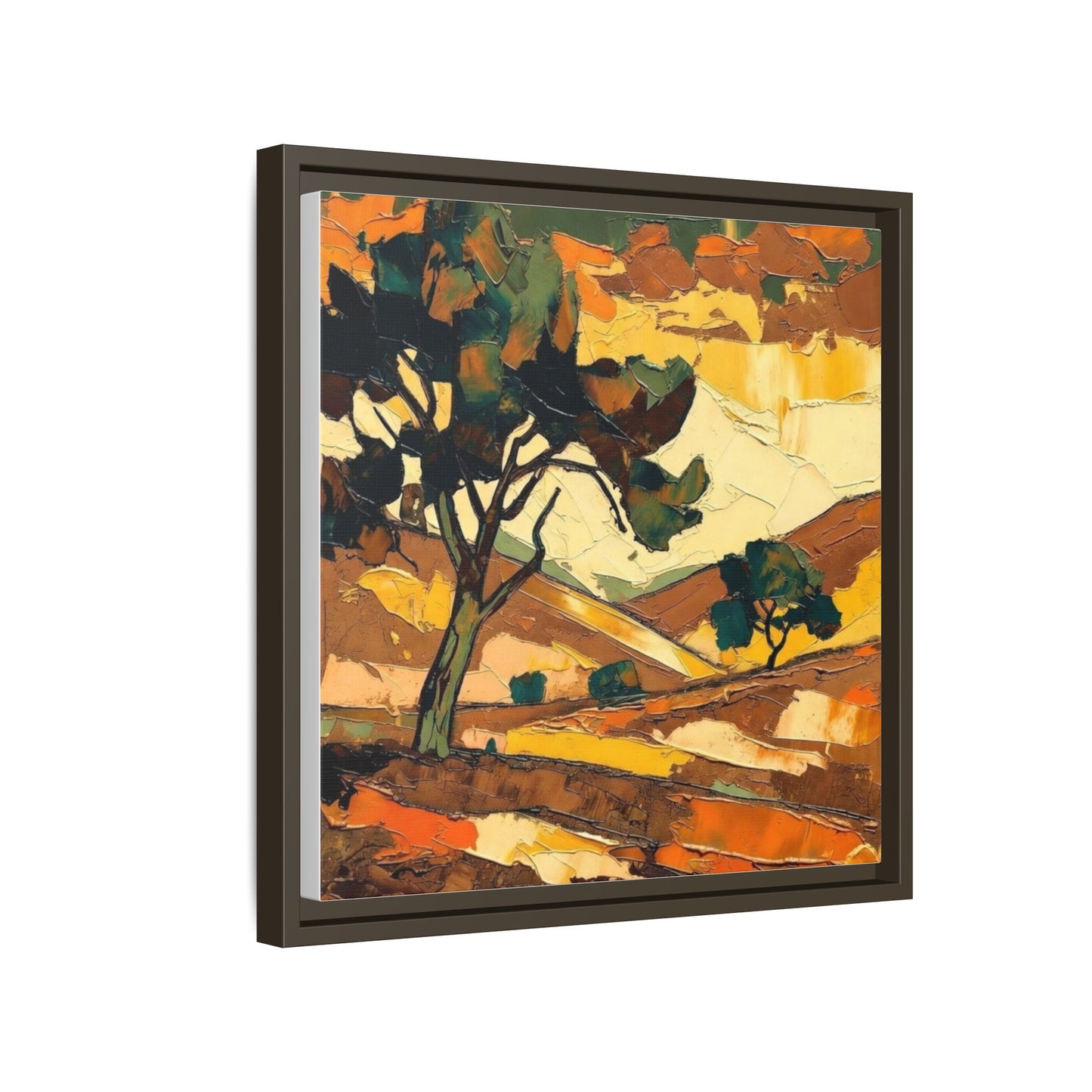 Framed Matte Canvas Landscape Art Print