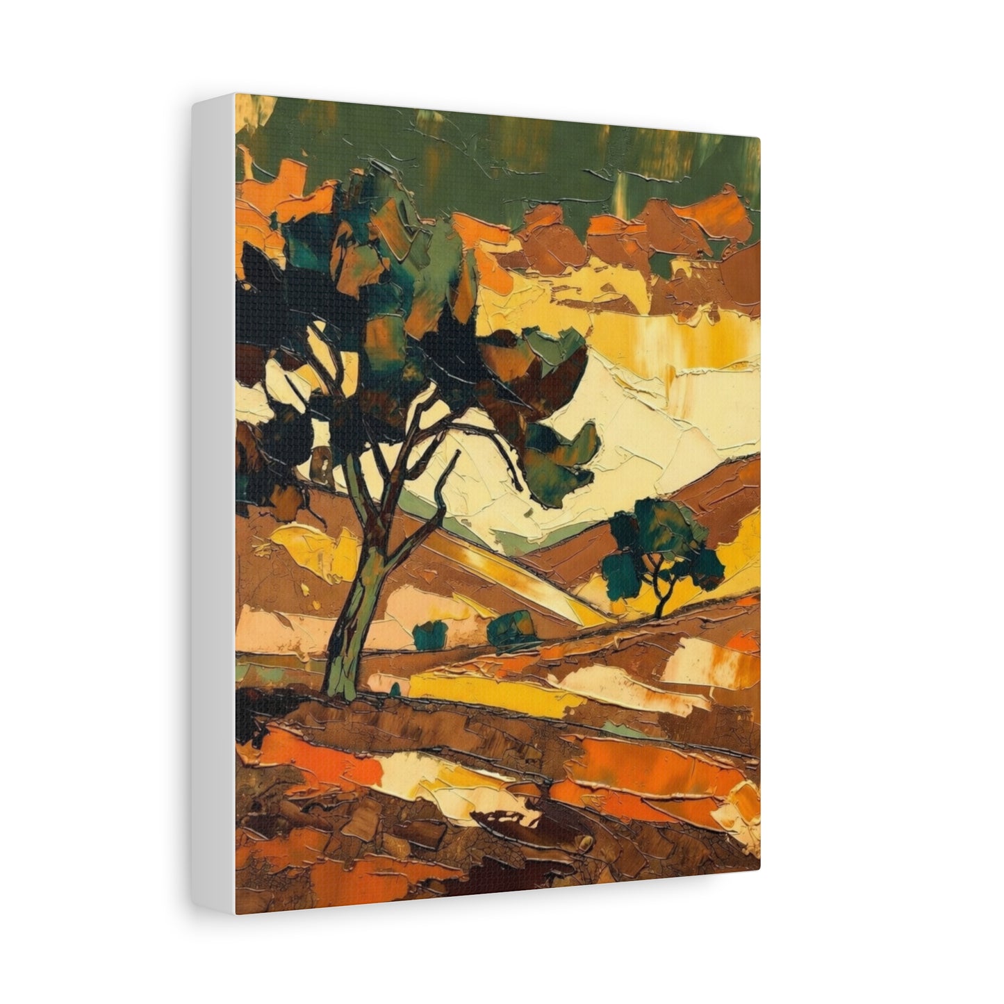 Abstract Autumn Landscape Canvas
