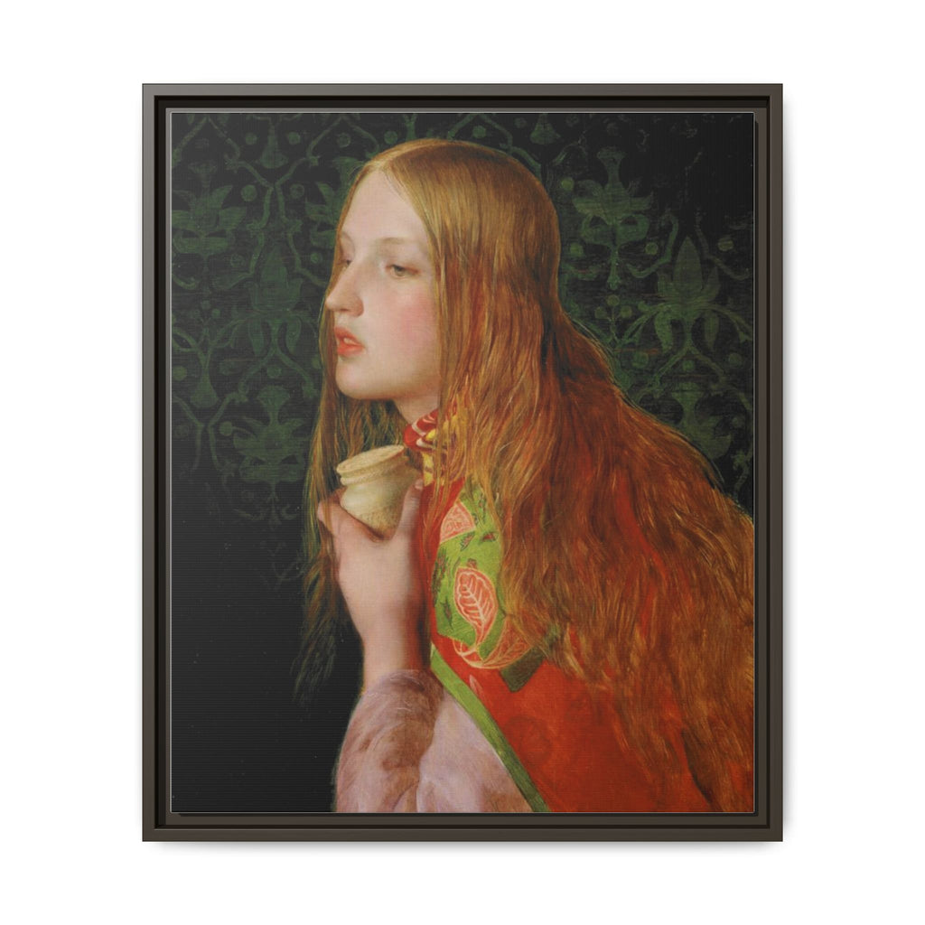 Mariya Magdalena by Frederick Sandys Framed Matte Canvas Wall Art Print