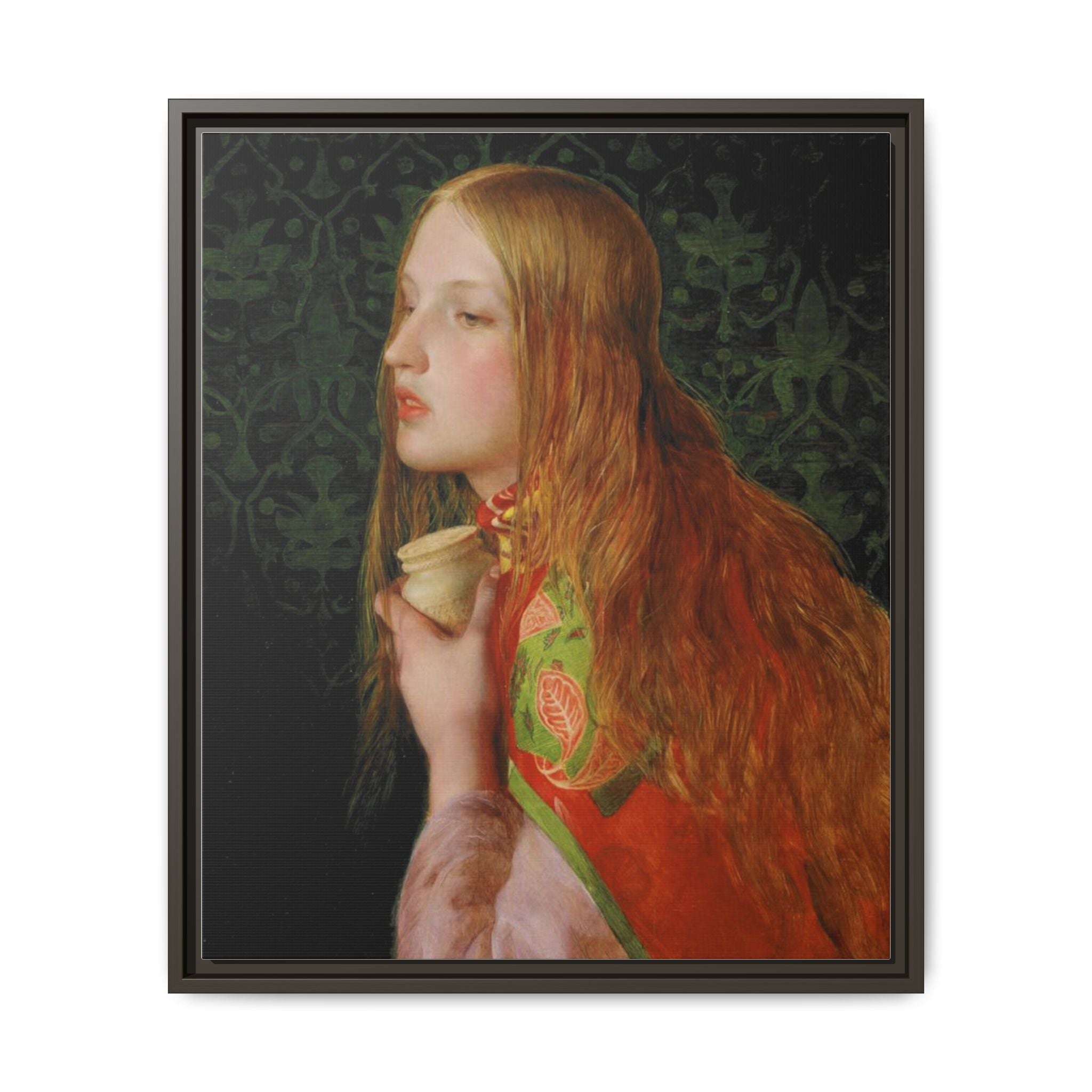 Mariya Magdalena by Frederick Sandys Framed Matte Canvas Wall Art Print