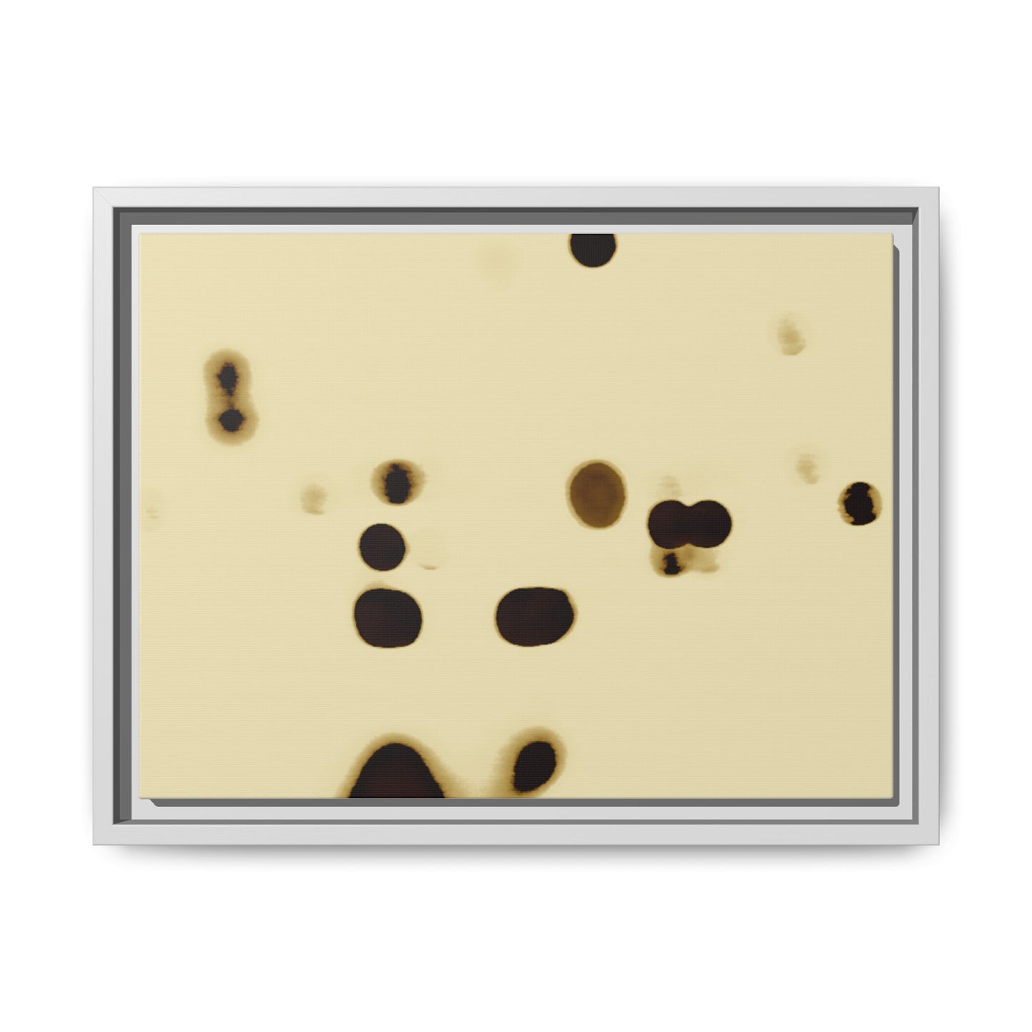 People Communicating by Unknown Abstract Framed Minimalist Wall Art Print