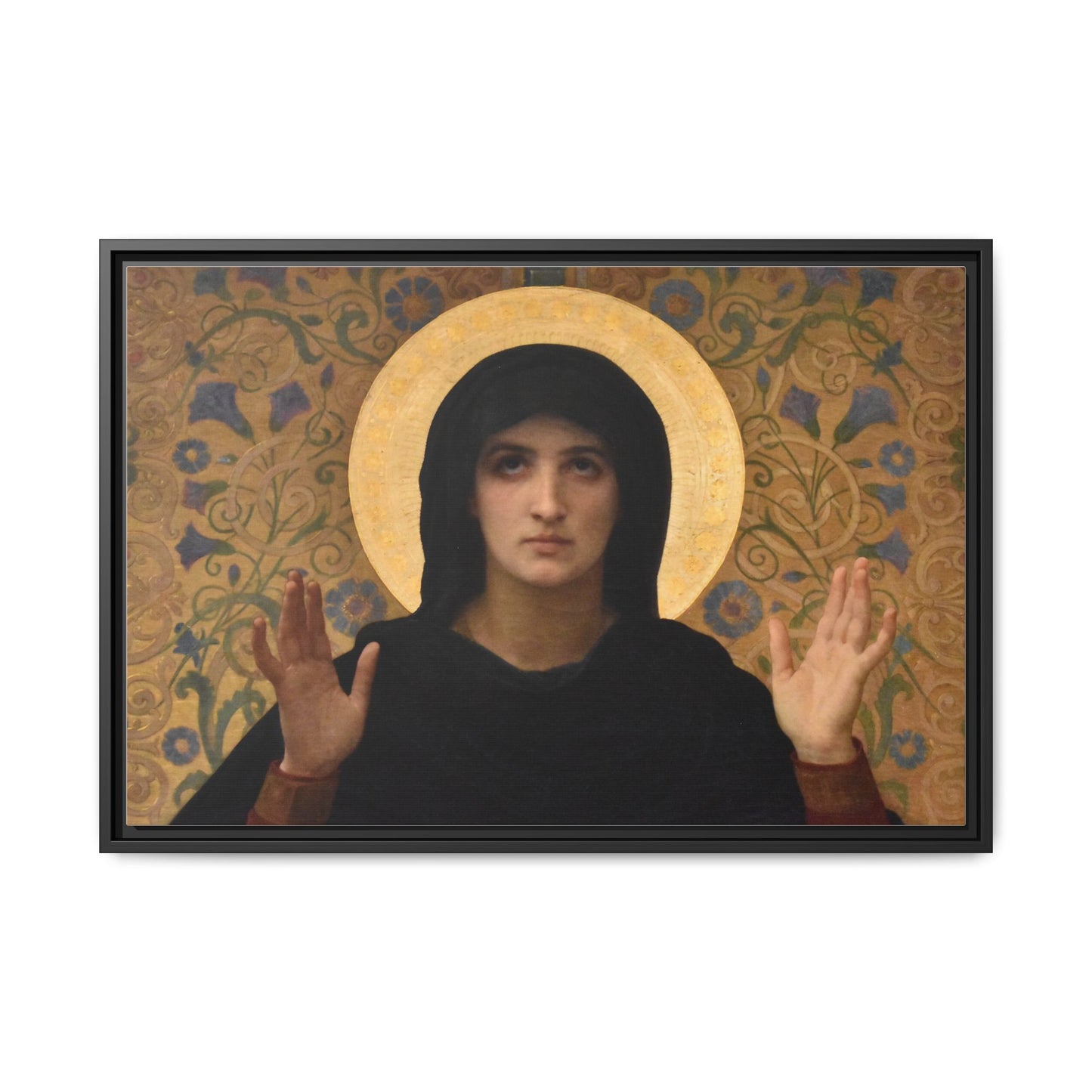 La Vierge consolatrice by William Adolphe Bouguereau Framed Matte Canvas Wall Art