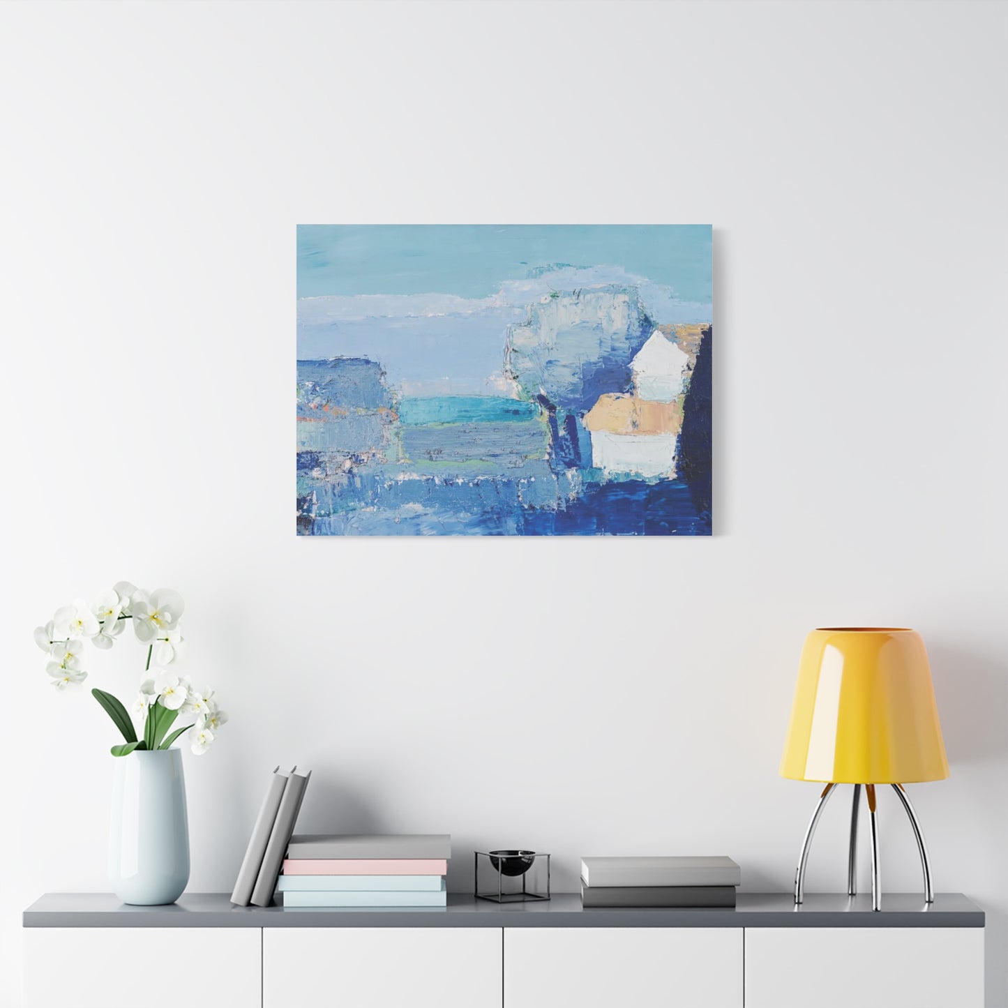 Paysage de Provence by Nicolas de Staël Matte Stretched Wall Art Print