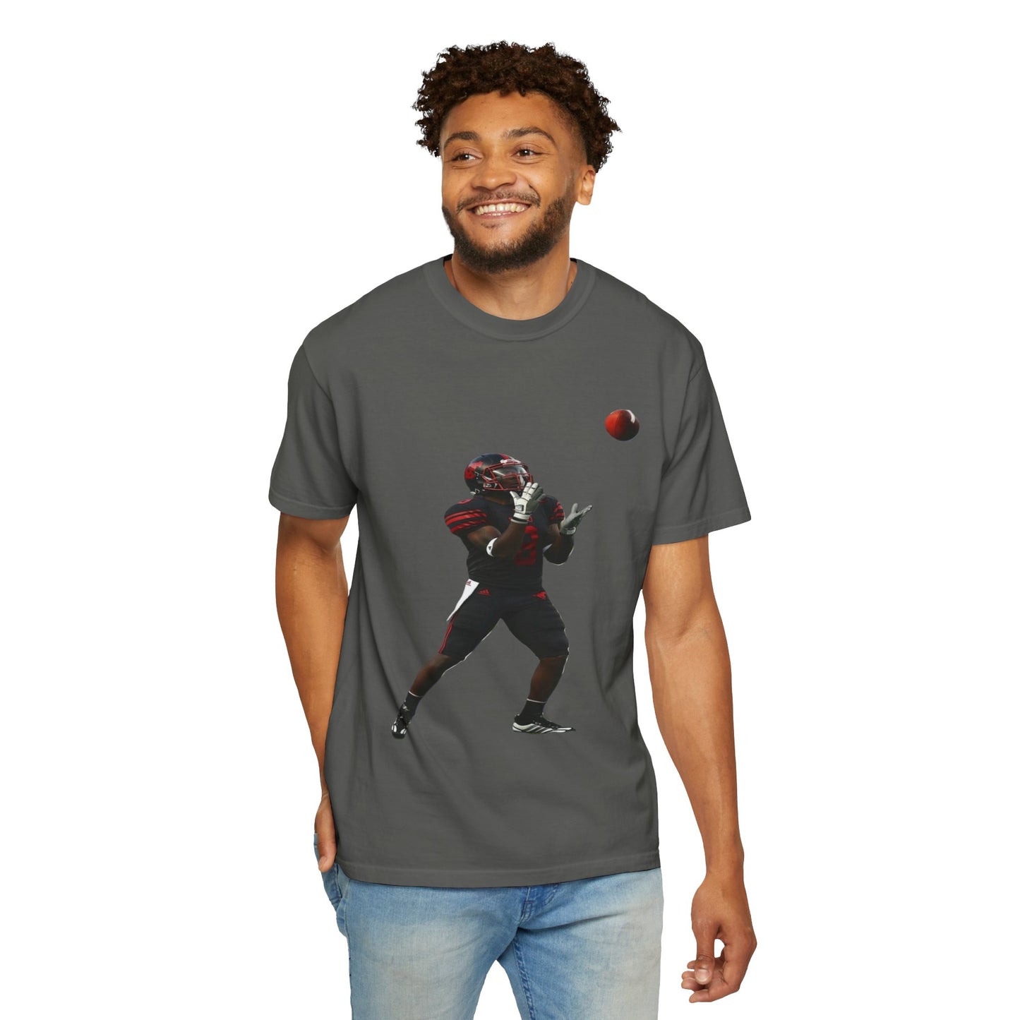 Football Player Catch T-Shirt