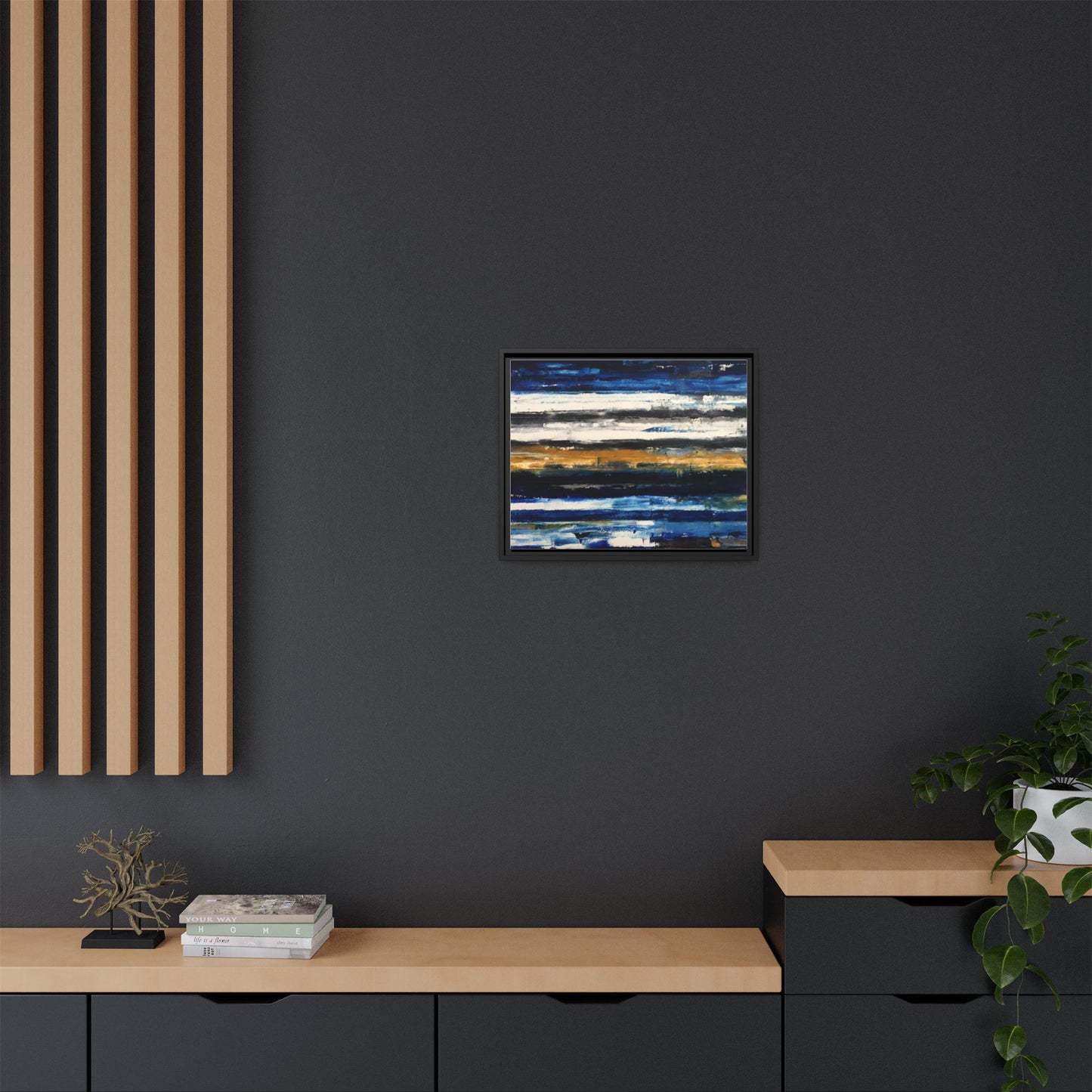 Tiny Buddha by Todd Williamson Framed Matte Canvas Abstract  Wall Art