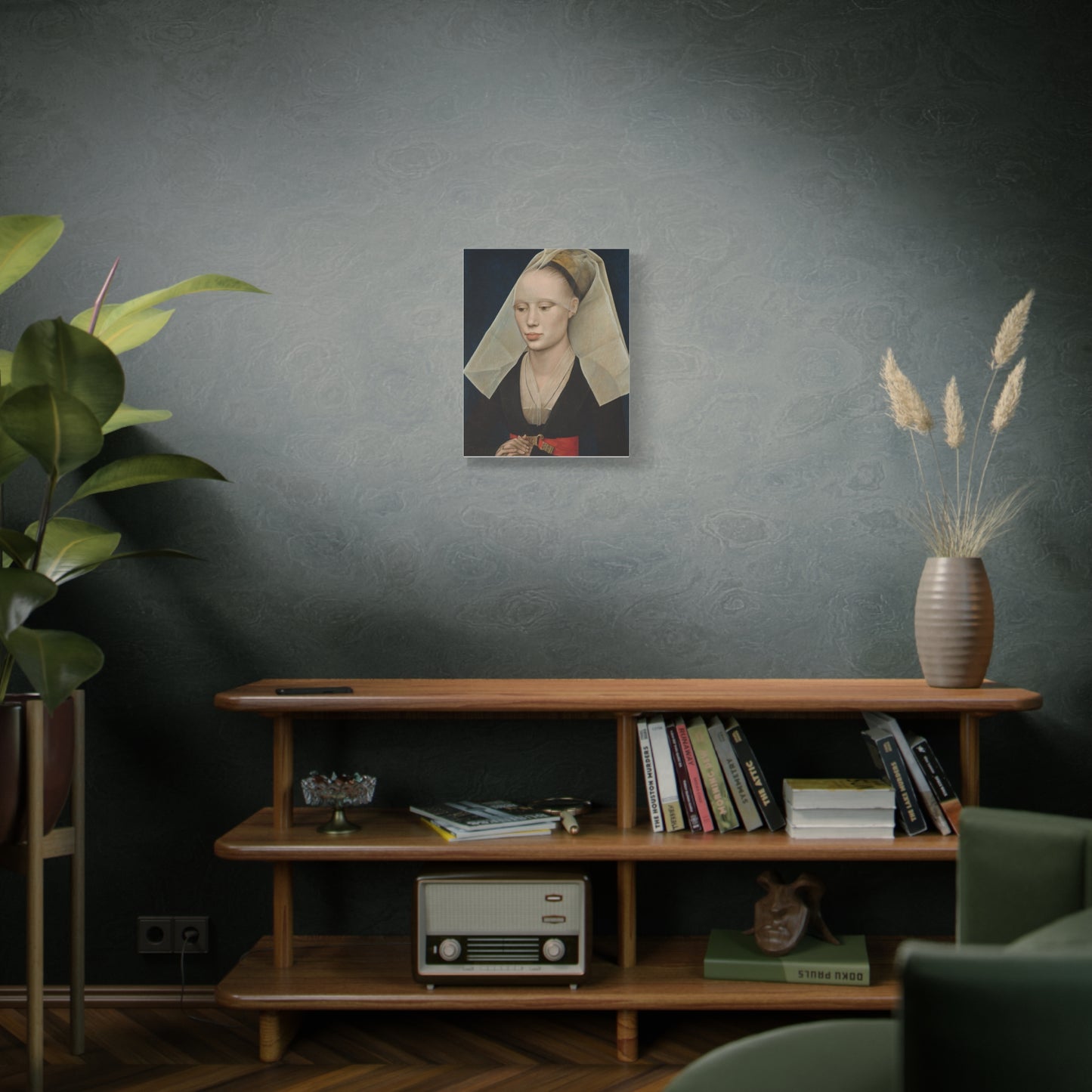 Portrait of a Lady by Rogier van der Weyden Matte Canvas Wall Art